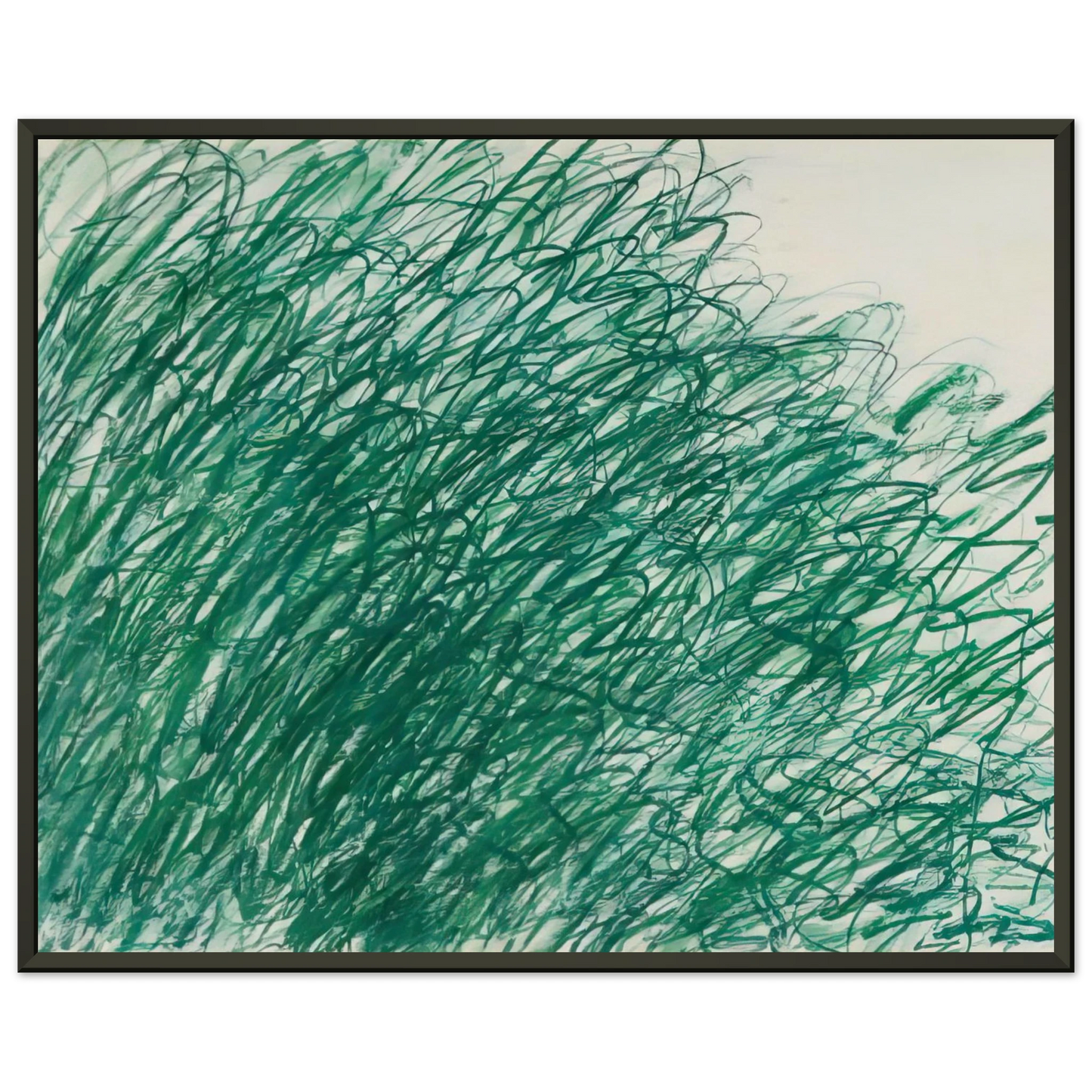 Cy Twombly Returning from Tonnicoda Framed Art Print - Aluminum Frame - 60x80 cm / 24x32 inches