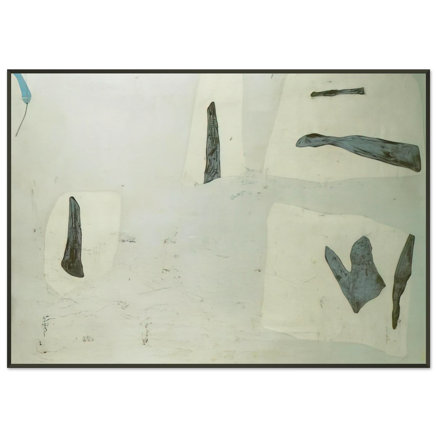 Salvador Dali  ABSTRACT COMPOSITION Framed Art Print  - Aluminum Frame - 21x29.7 cm / 8x12"