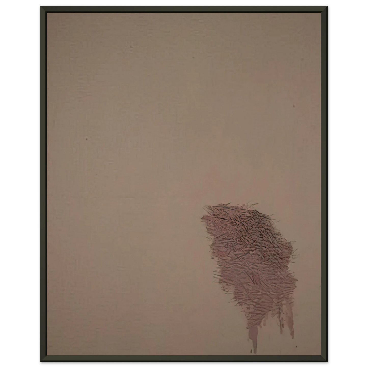 Robert Goodnough Pink Blend 1972 Framed Art Print - Aluminum Frame - 60x80 cm / 24x32 inches