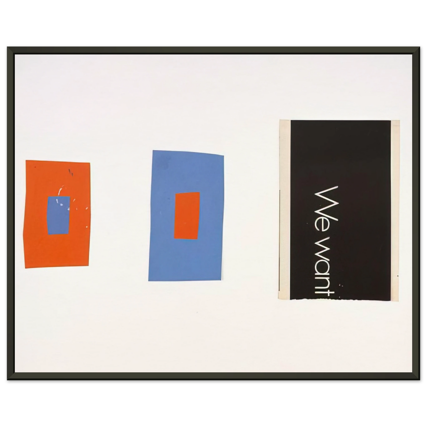 Ellsworth Kelly Tablet 105 Framed Art Print - Aluminum Frame - 60x80 cm / 24x32 inches