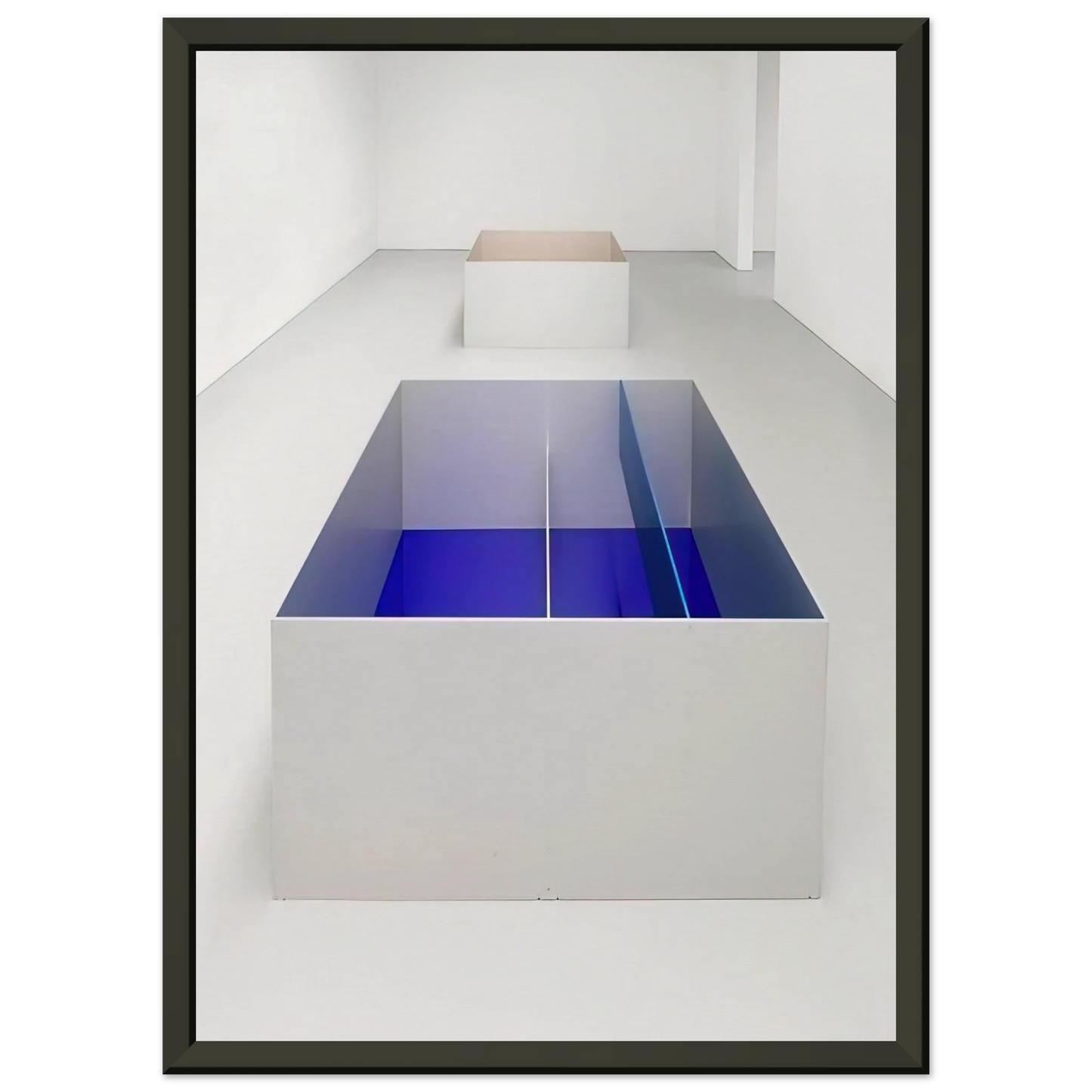 Donald Judd Untitled 896 Menziken 1989 Framed Art Print - Aluminum Frame - 70x100 cm / 28x40 inches