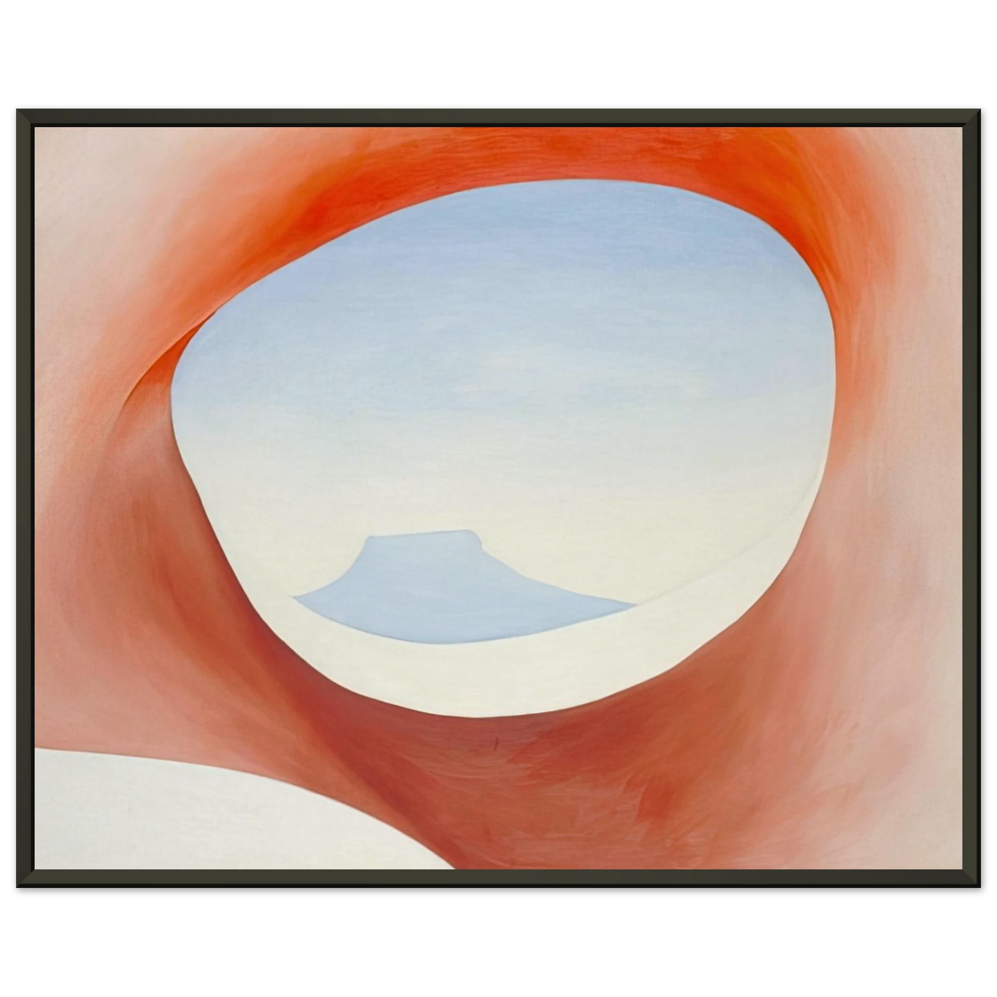 Georgia OKeeffe Pedernal From the Ranch I Framed Art Print - Aluminum Frame - 70x100 cm / 28x40 inches