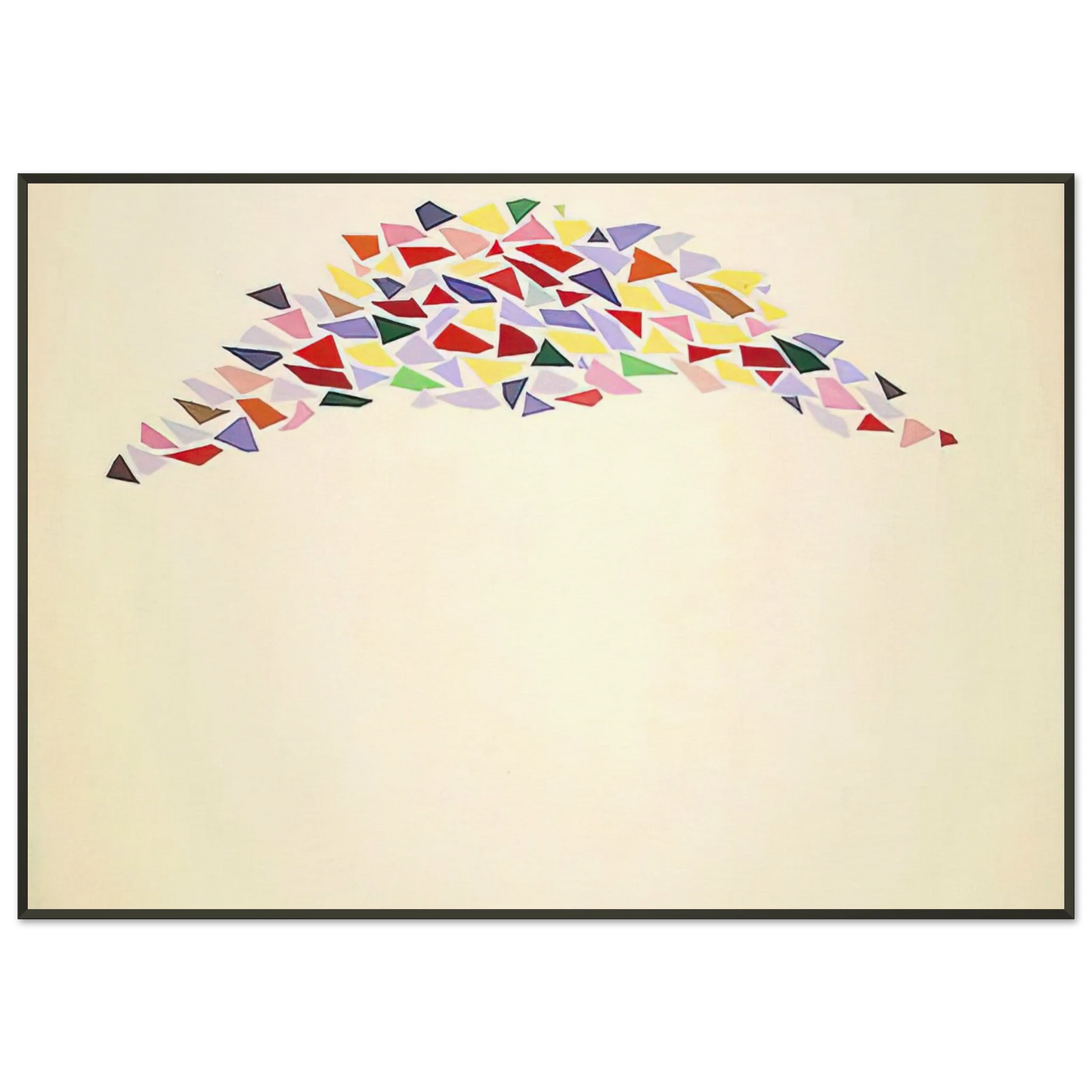 Robert Goodnough Texas Arch I PostPainterly Abstraction Framed Art Print - Aluminum Frame - 21x29.7 cm / 8x12"