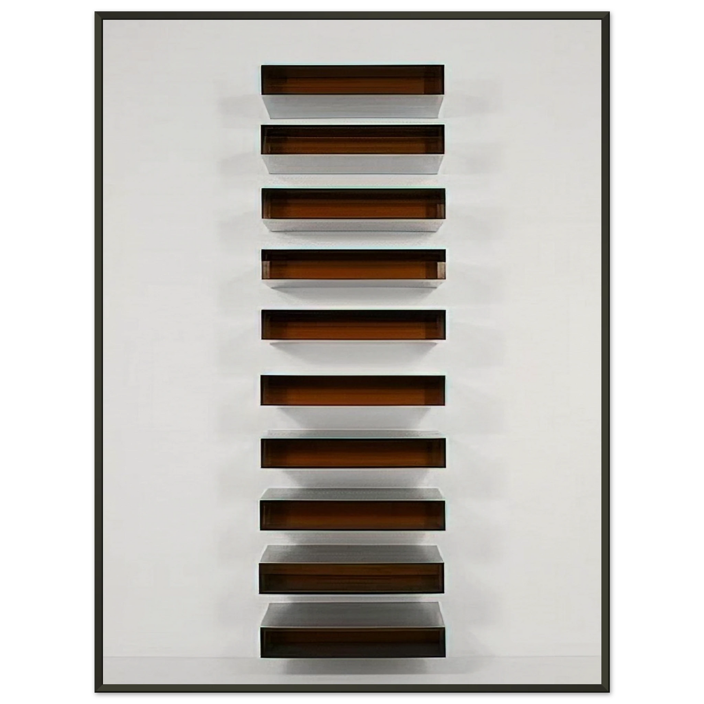 Donald Judd Untitled 1973 Framed Art Print - Aluminum Frame - 60x80 cm / 24x32 inches
