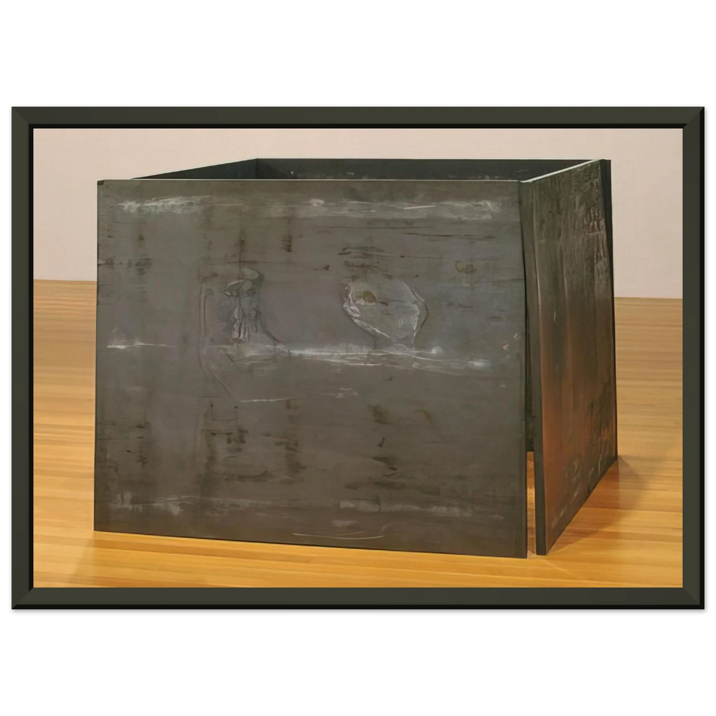 Richard Serra ONE TON PROP HOUSE OF CARDS 1969 Framed Art Print - Aluminum Frame - 60x80 cm / 24x32 inches
