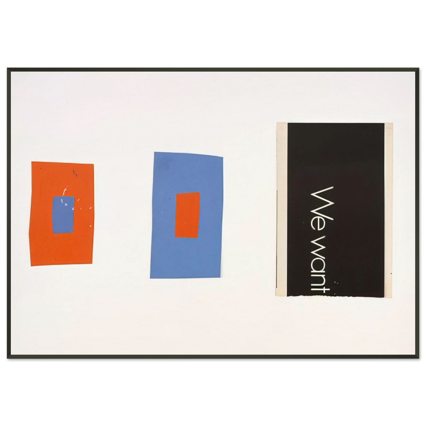 Ellsworth Kelly Tablet 105 Framed Art Print - Aluminum Frame - 21x29.7 cm / 8x12"