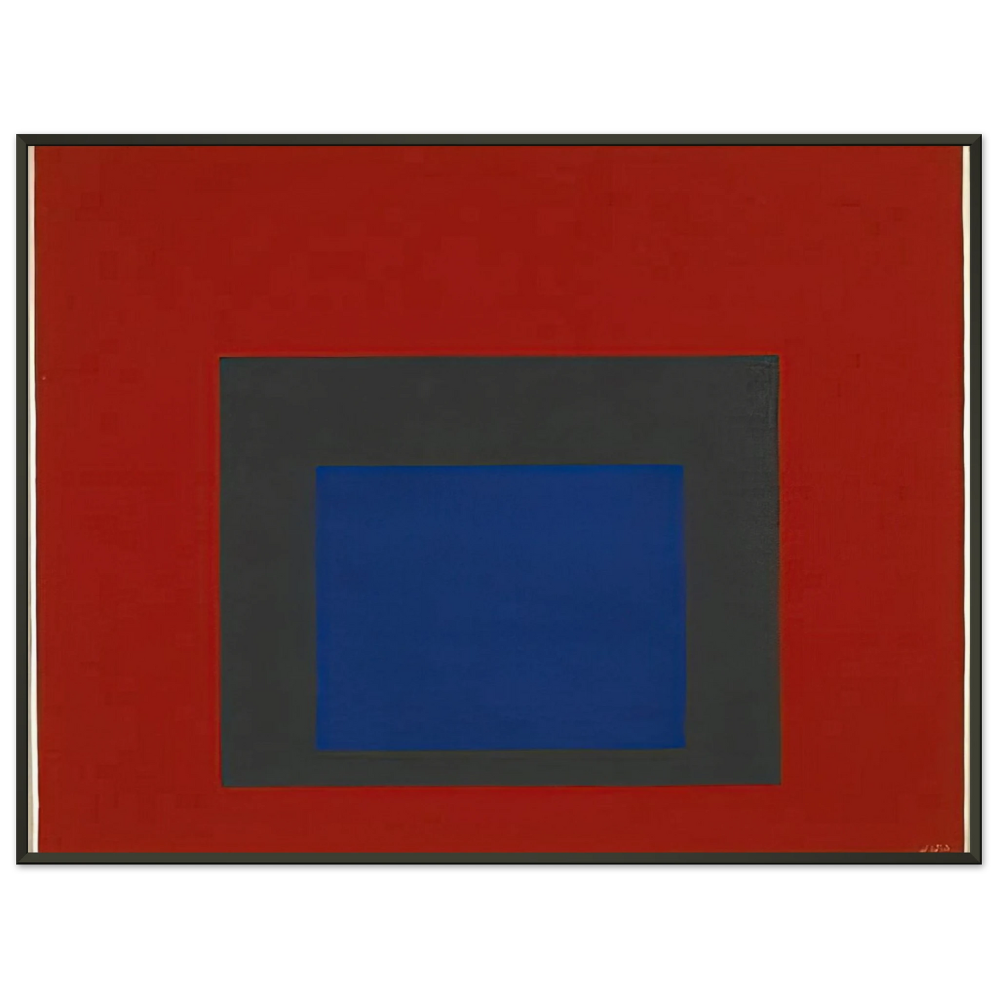 Josef Albers HOMAGE TO THE SQUARE 1950 Framed Art Print - Aluminum Frame - 60x80 cm / 24x32 inches