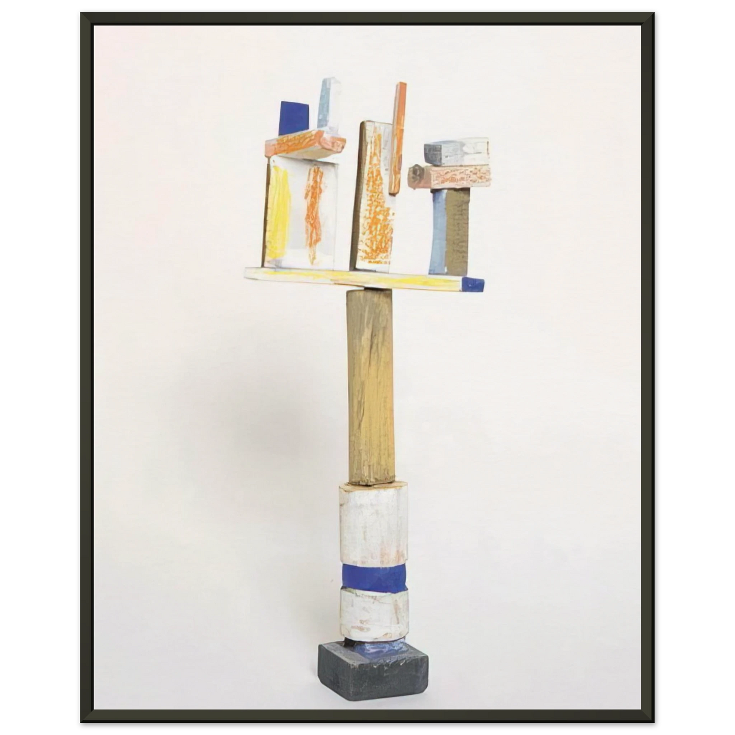 Esteban Vicente DIVERTIMENTO 1995 1 Framed Art Print - Aluminum Frame - 60x80 cm / 24x32 inches