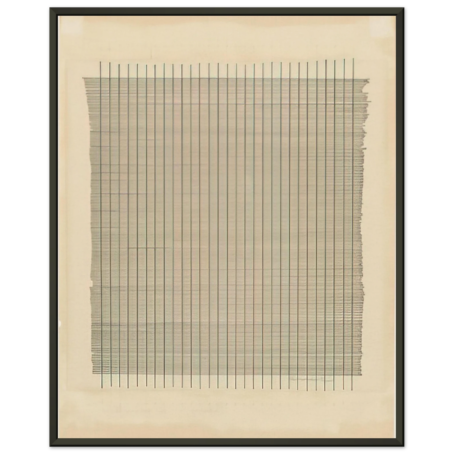 Agnes Martin Tremolo Framed Art Print - Aluminum Frame - 40x50 cm / 16x20 inches