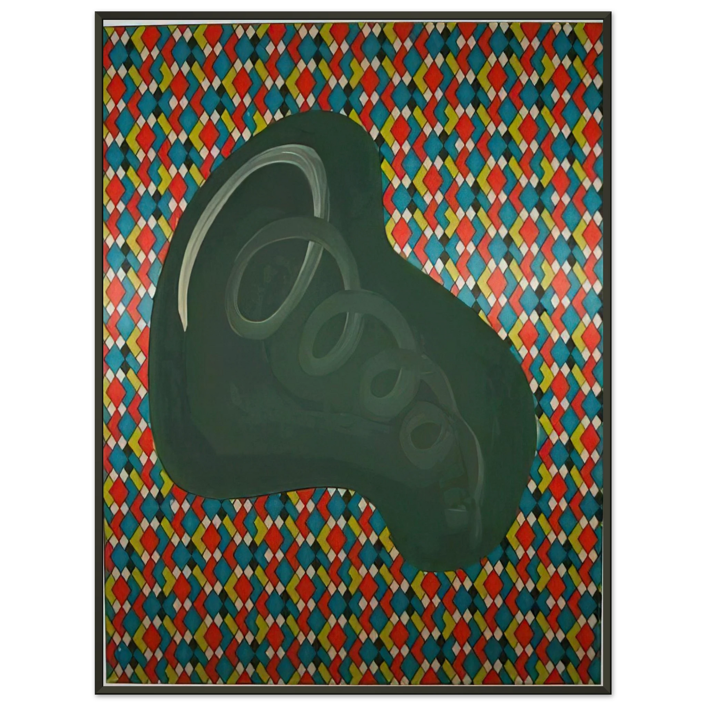 Sigmar Polke NIERENFORM 1969 Framed Art Print - Aluminum Frame - 70x100 cm / 28x40 inches