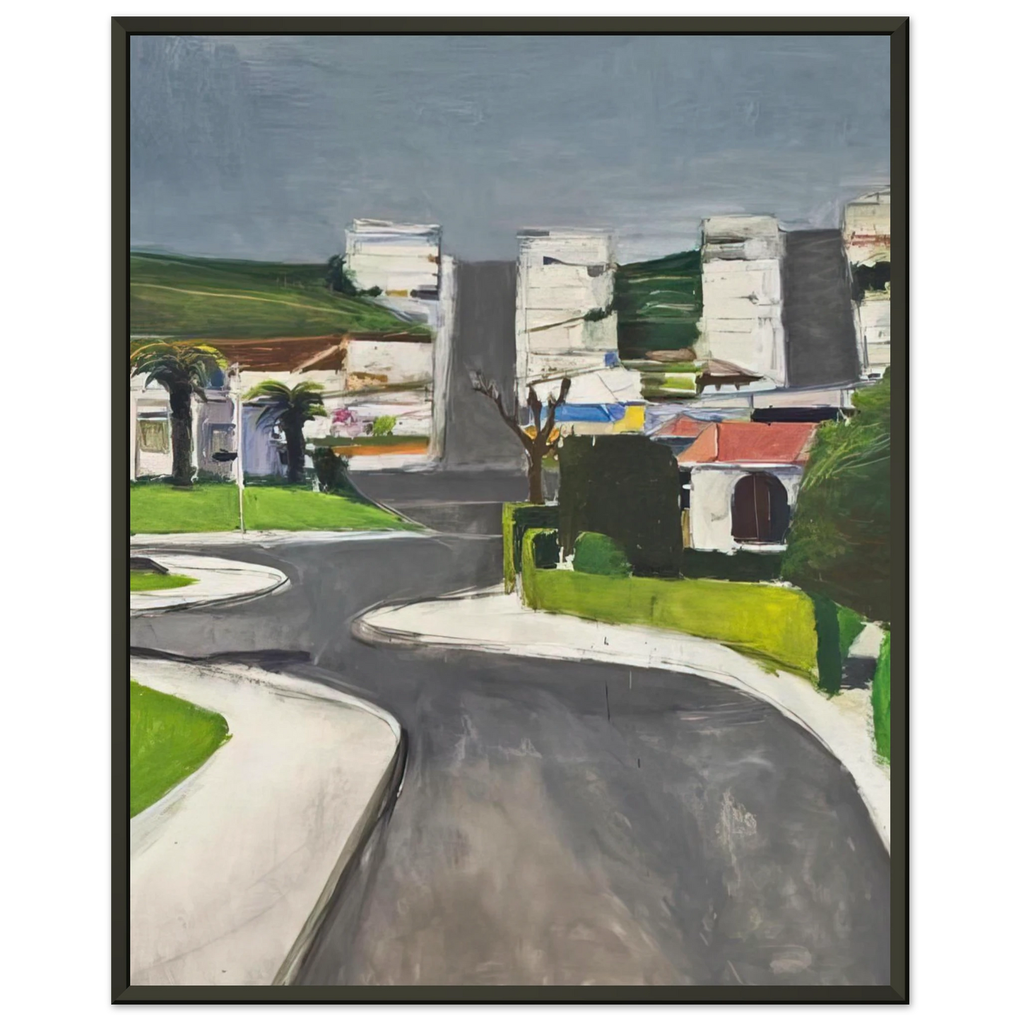 Richard Diebenkorn Ingleside Framed Art Print - Aluminum Frame - 60x80 cm / 24x32 inches