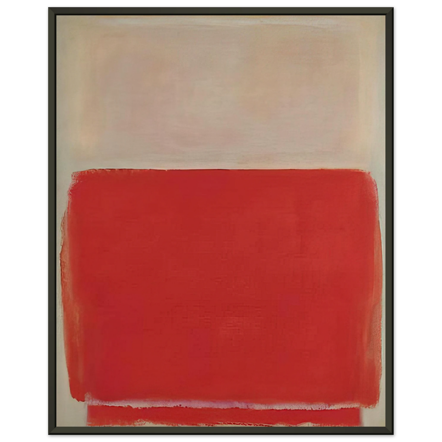 Mark Rothko No 3 1953 Framed Art Print - Aluminum Frame - 60x80 cm / 24x32 inches