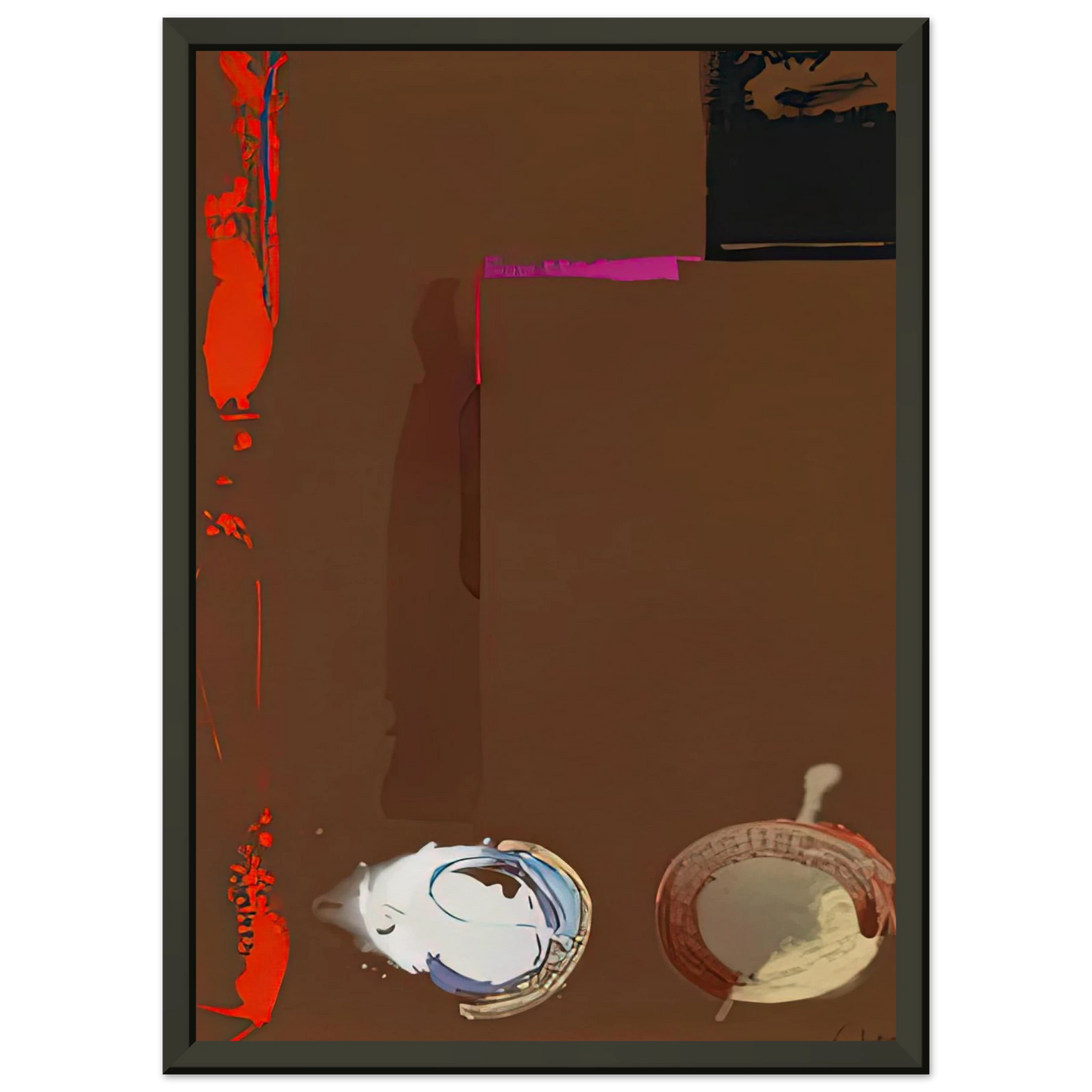 Helen Frankenthaler Syzygy 1987 Framed Art Print - Aluminum Frame - 60x80 cm / 24x32 inches