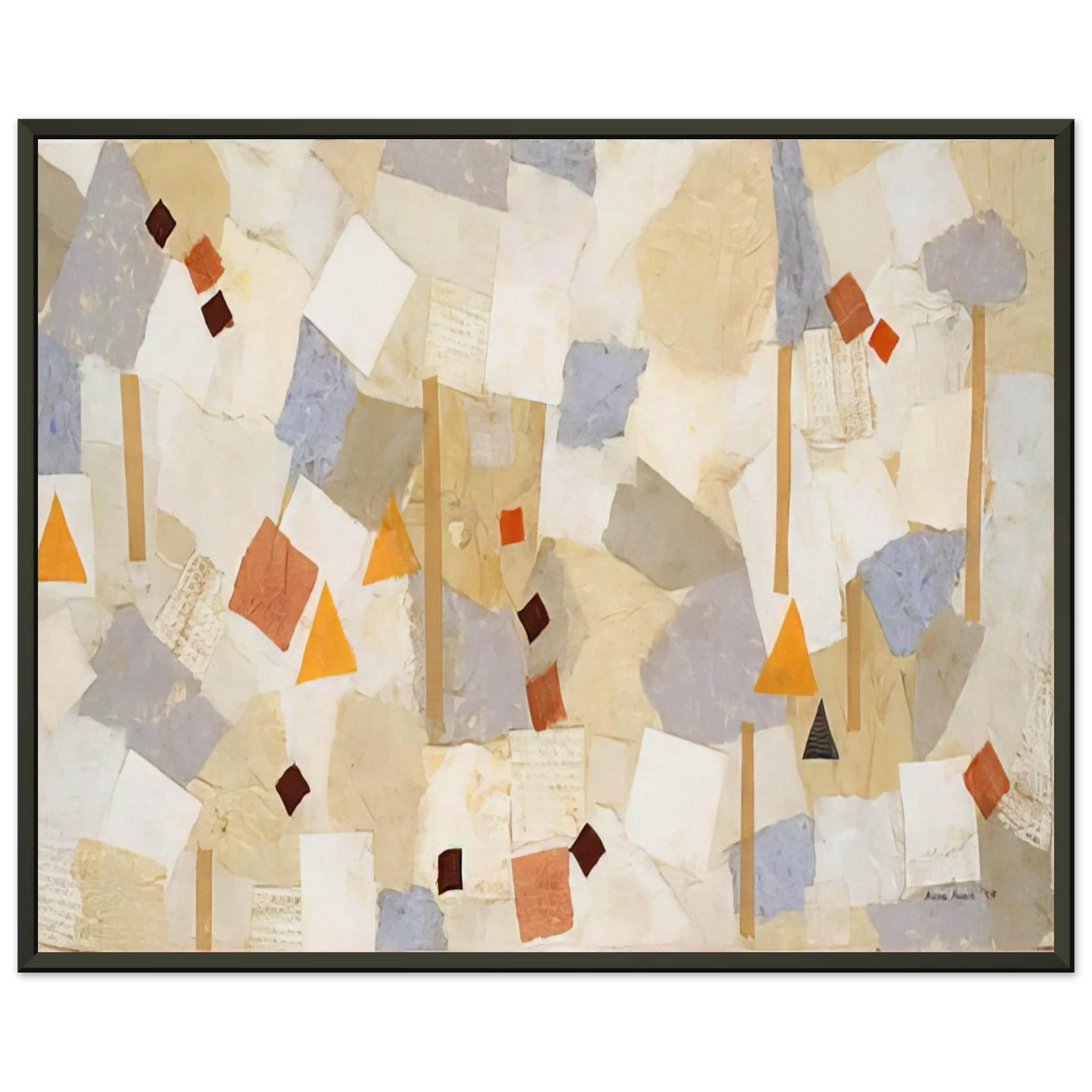 Anne Ryan Number 547 1954 Framed Art Print - Aluminum Frame - 60x80 cm / 24x32 inches