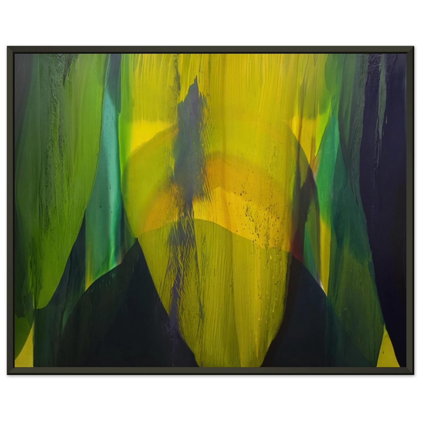Paul Jenkins Phenomena Lasting Dawn Framed Art Print - Aluminum Frame - 70x100 cm / 28x40 inches