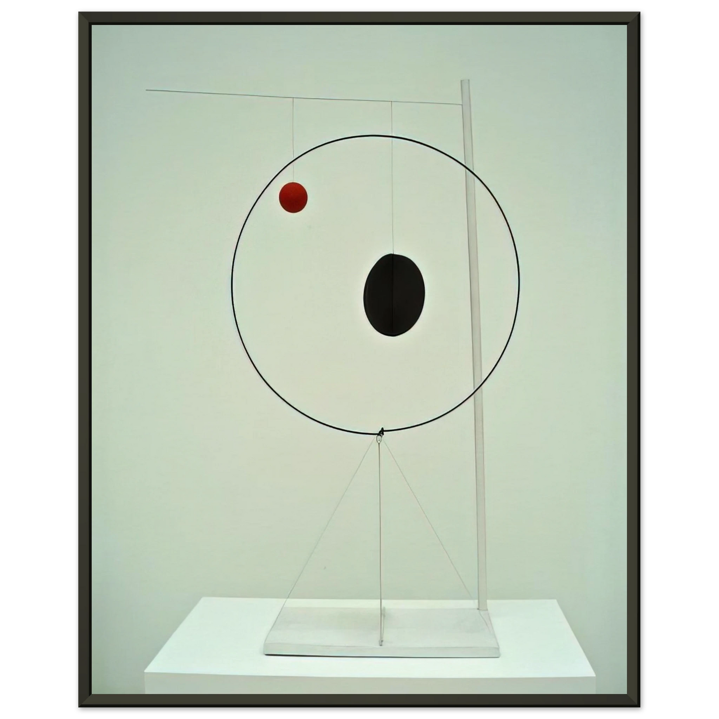 Alexander Calder OBJECT WITH RED BALL 1931 Framed Art Print - Aluminum Frame - 70x100 cm / 28x40 inches