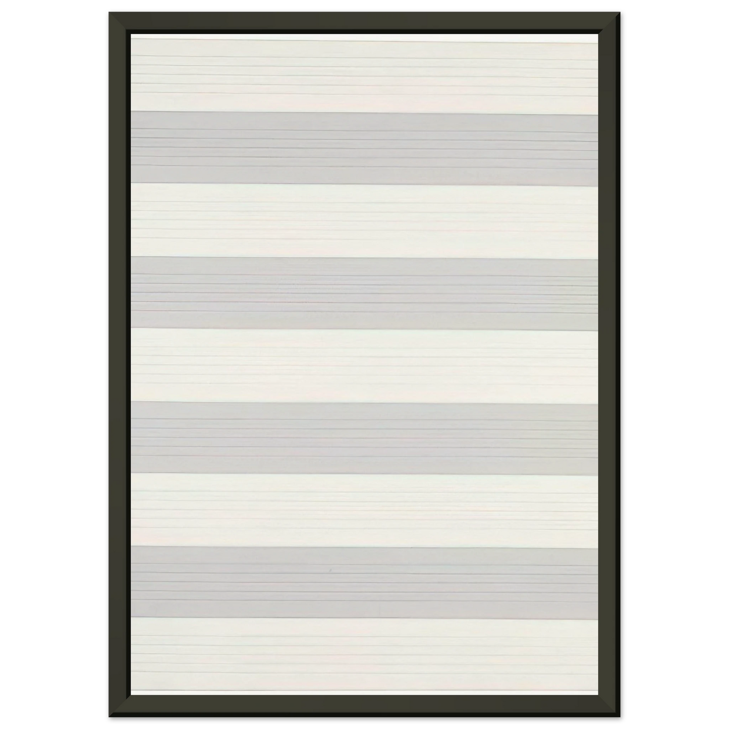 Agnes Martin Untitled 4 Framed Art Print - Aluminum Frame - 70x100 cm / 28x40 inches