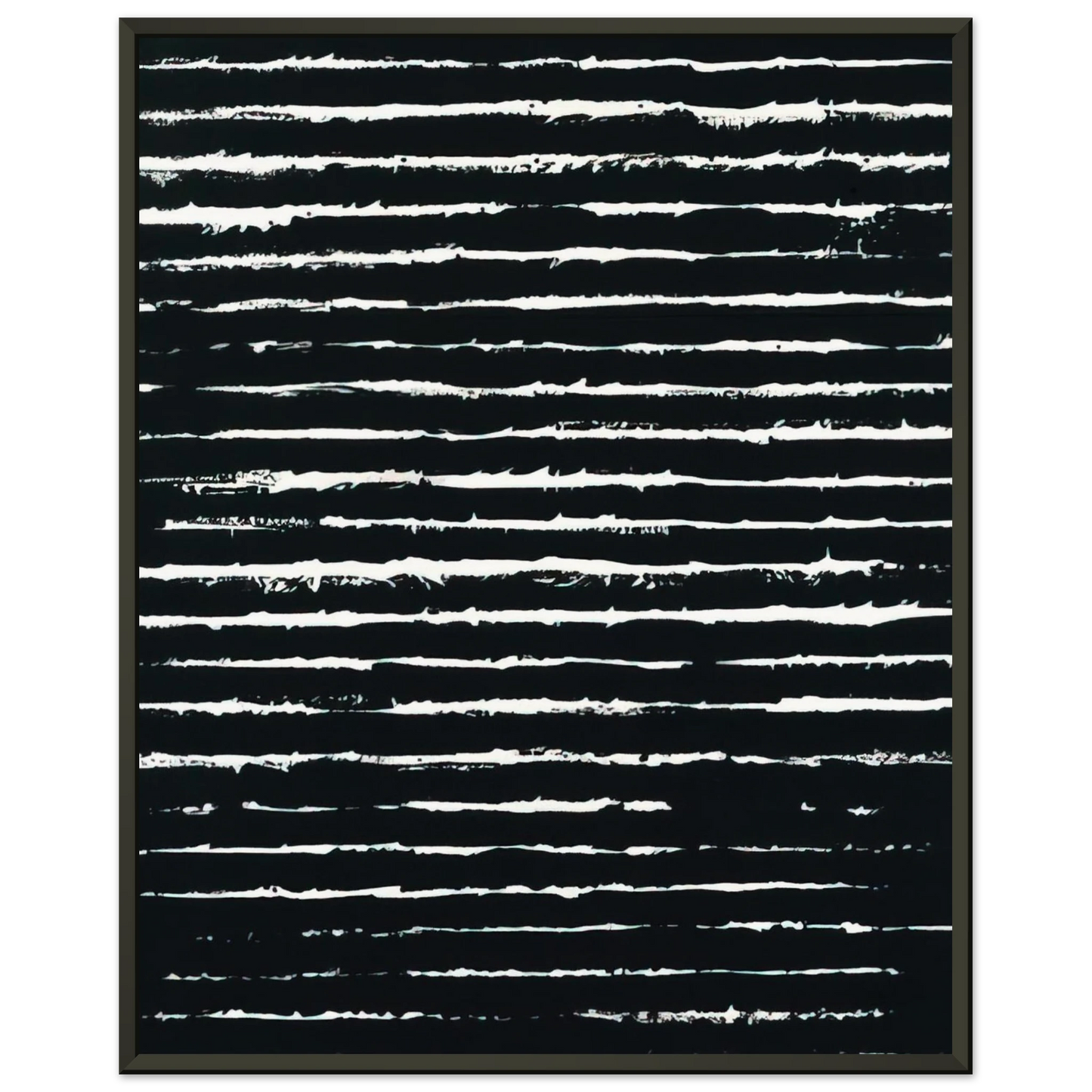 Pierre Soulages Peinture 243 x 181 cm 26 juin 1999 1999 Framed Art Print - Aluminum Frame - 60x80 cm / 24x32 inches