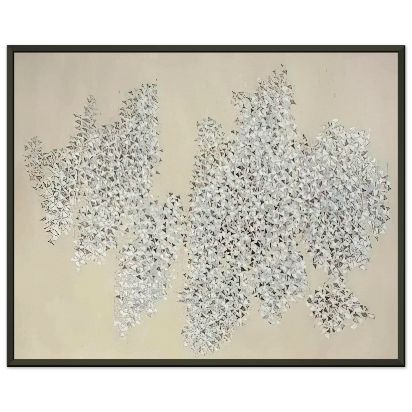 Robert Goodnough Shapes Movement H 1984 Framed Art Print - Aluminum Frame - 40x50 cm / 16x20 inches