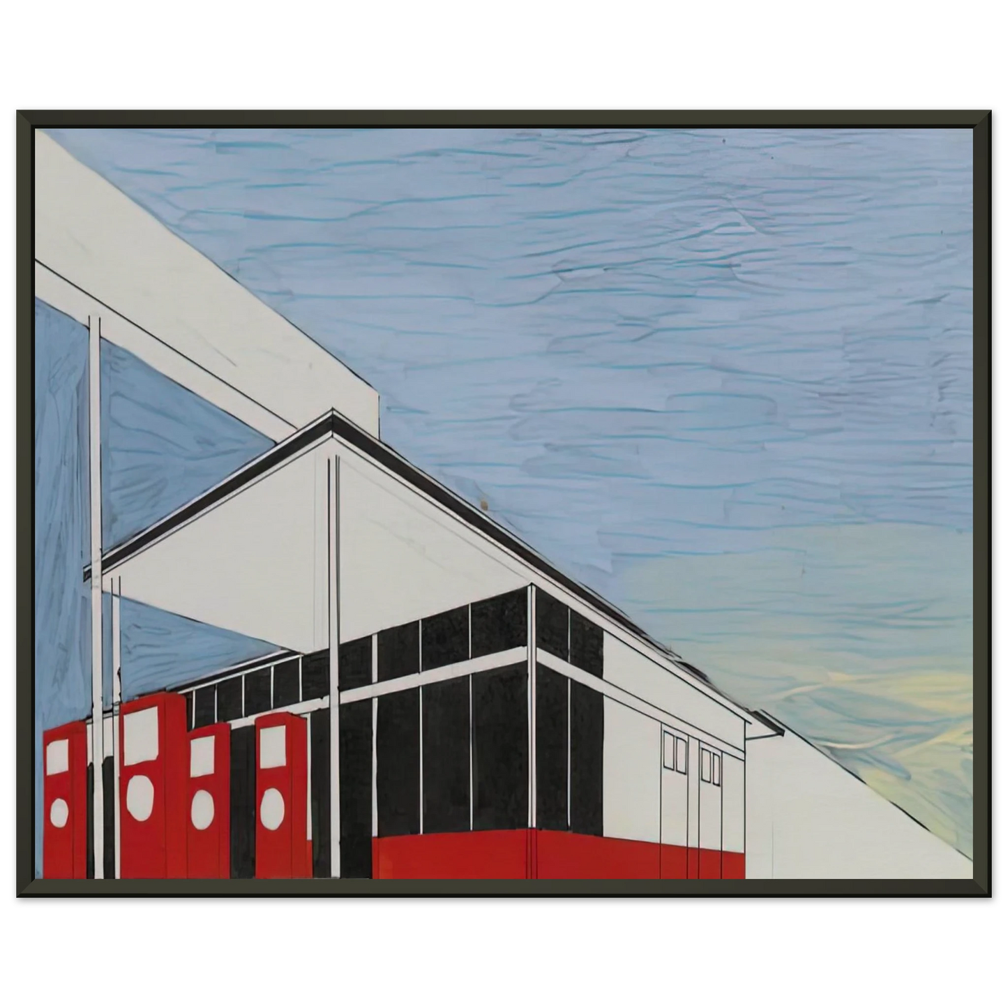 Edward Ruscha STANDARD STUDY 3 1963 Framed Art Print - Aluminum Frame - 70x100 cm / 28x40 inches