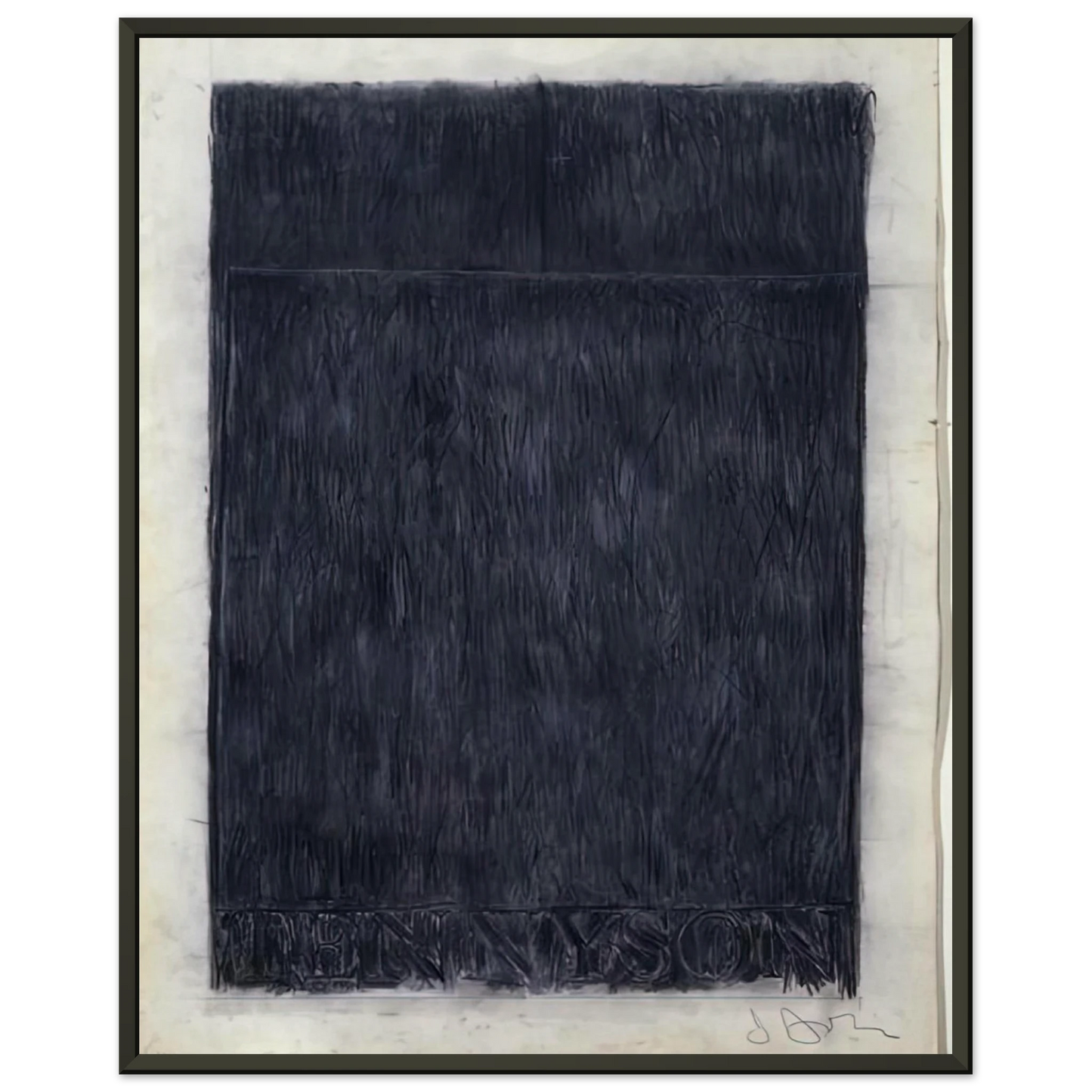 Jasper Johns TENNYSON 1959 Framed Art Print - Aluminum Frame - 40x50 cm / 16x20 inches