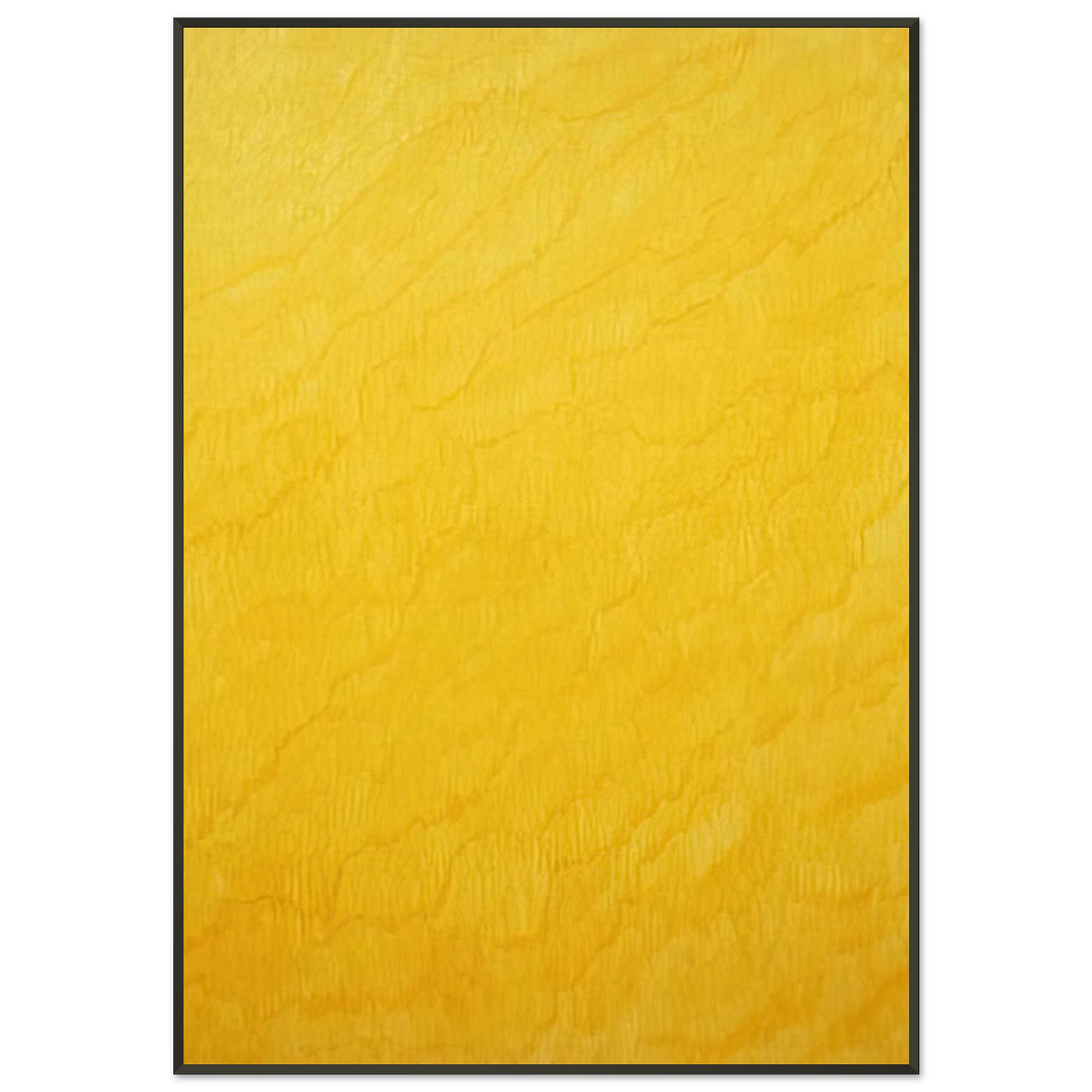 Marcia Hafif Indian Yellow Framed Art Print - Aluminum Frame - 21x29.7 cm / 8x12"