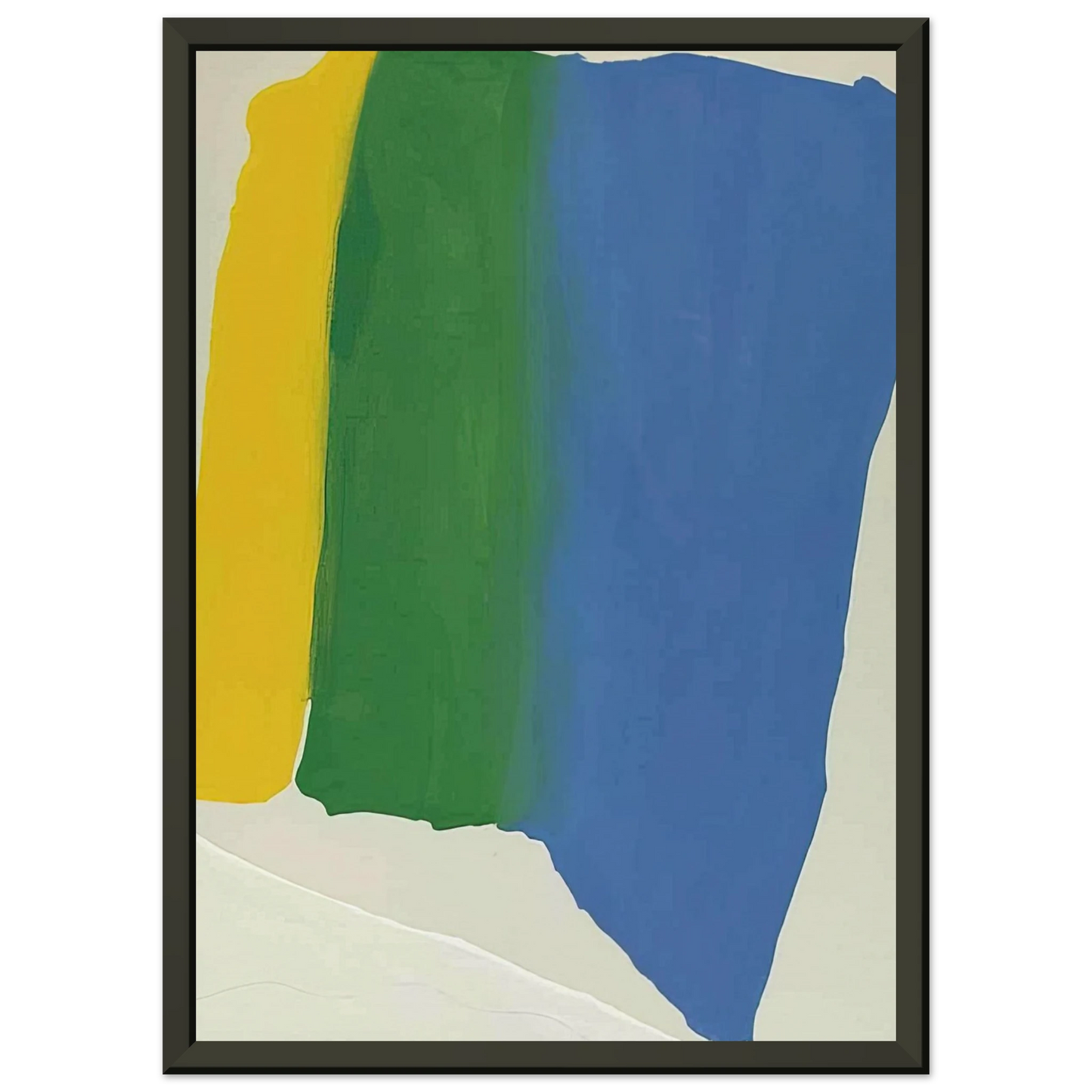Helen Frankenthaler Summer Insignia 1969 Framed Art Print - Aluminum Frame - 40x50 cm / 16x20 inches