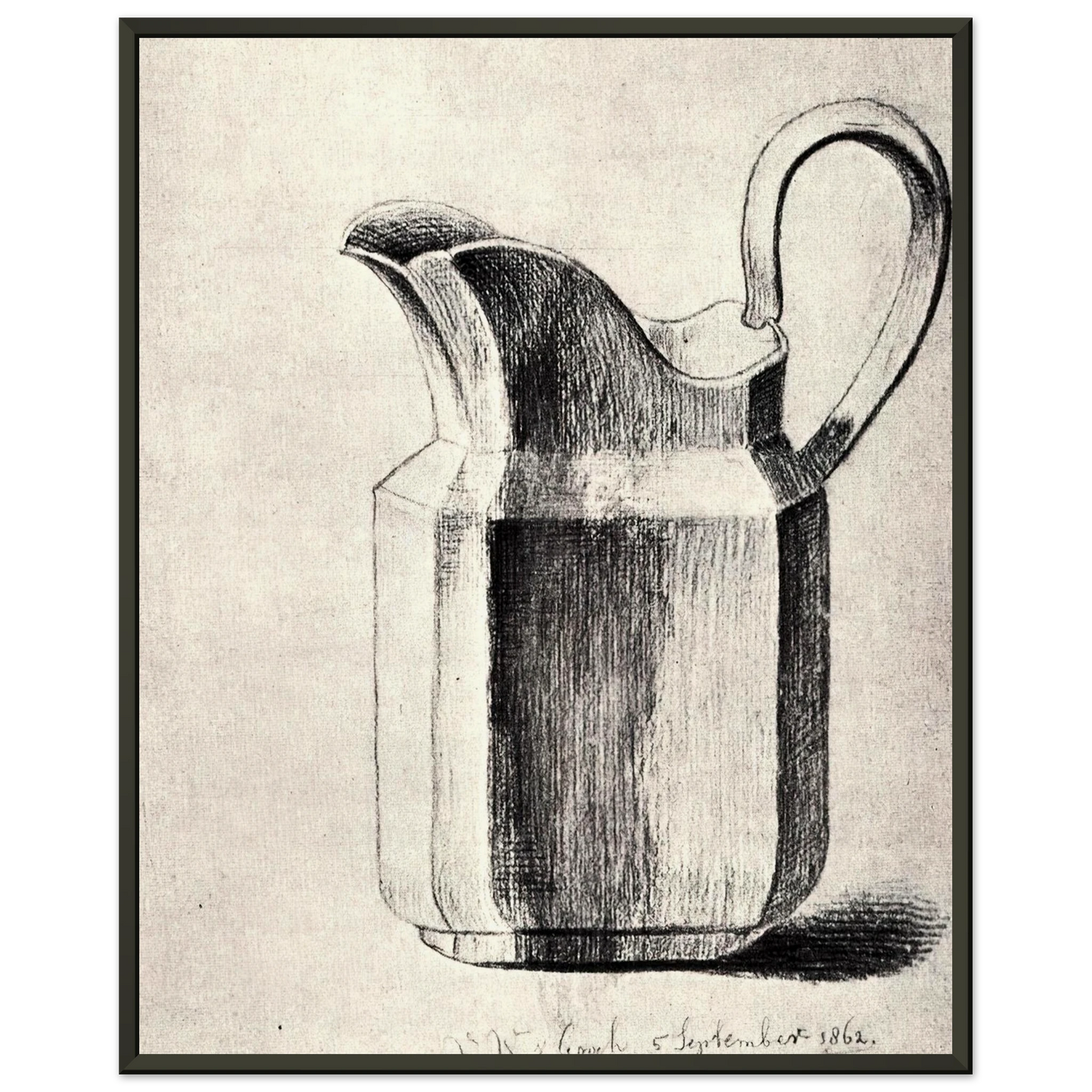 Vincent van Gogh  Milk Jug Framed Art Print  - Aluminum Frame - 60x80 cm / 24x32 inches