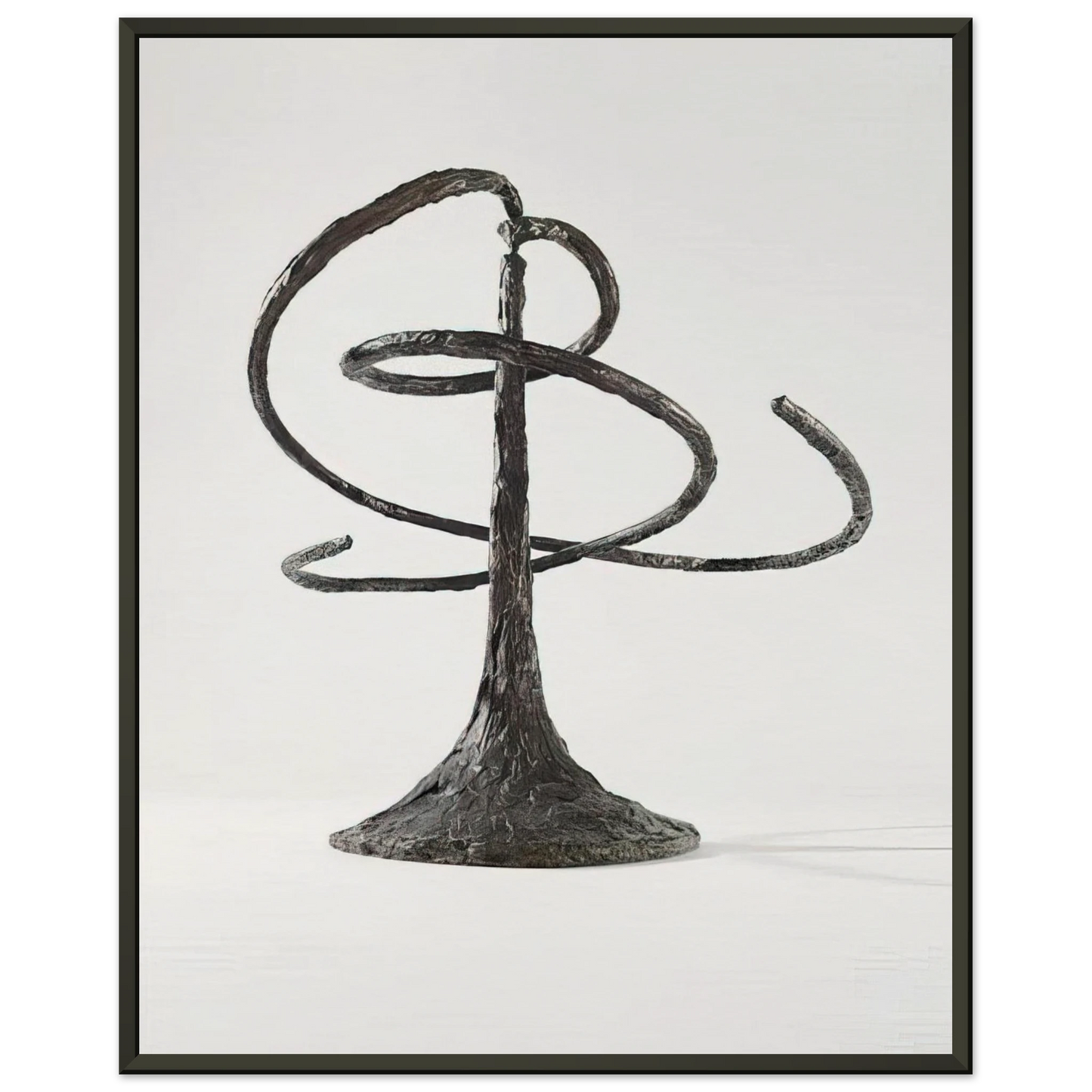 Alexander Calder THE HELICES DOUBLE HELIX 1944 Framed Art Print - Aluminum Frame - 70x100 cm / 28x40 inches