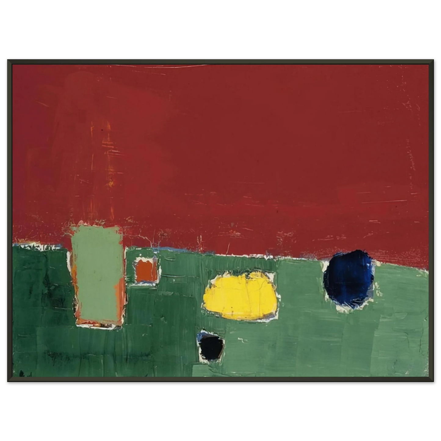 Nicolas de Stael Nature morte 1952 Framed Art Print - Aluminum Frame - 40x50 cm / 16x20 inches