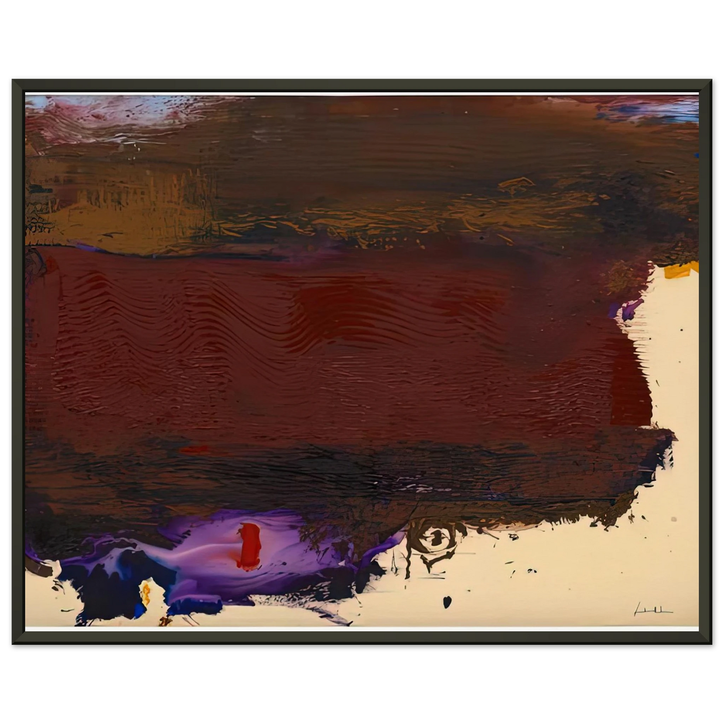 Helen Frankenthaler Requiem 1992 Framed Art Print - Aluminum Frame - 70x100 cm / 28x40 inches