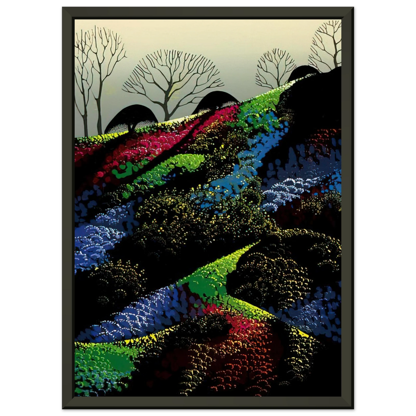 Eyvind Earle  Little Jewels Framed Art Print  - Aluminum Frame - 60x80 cm / 24x32 inches