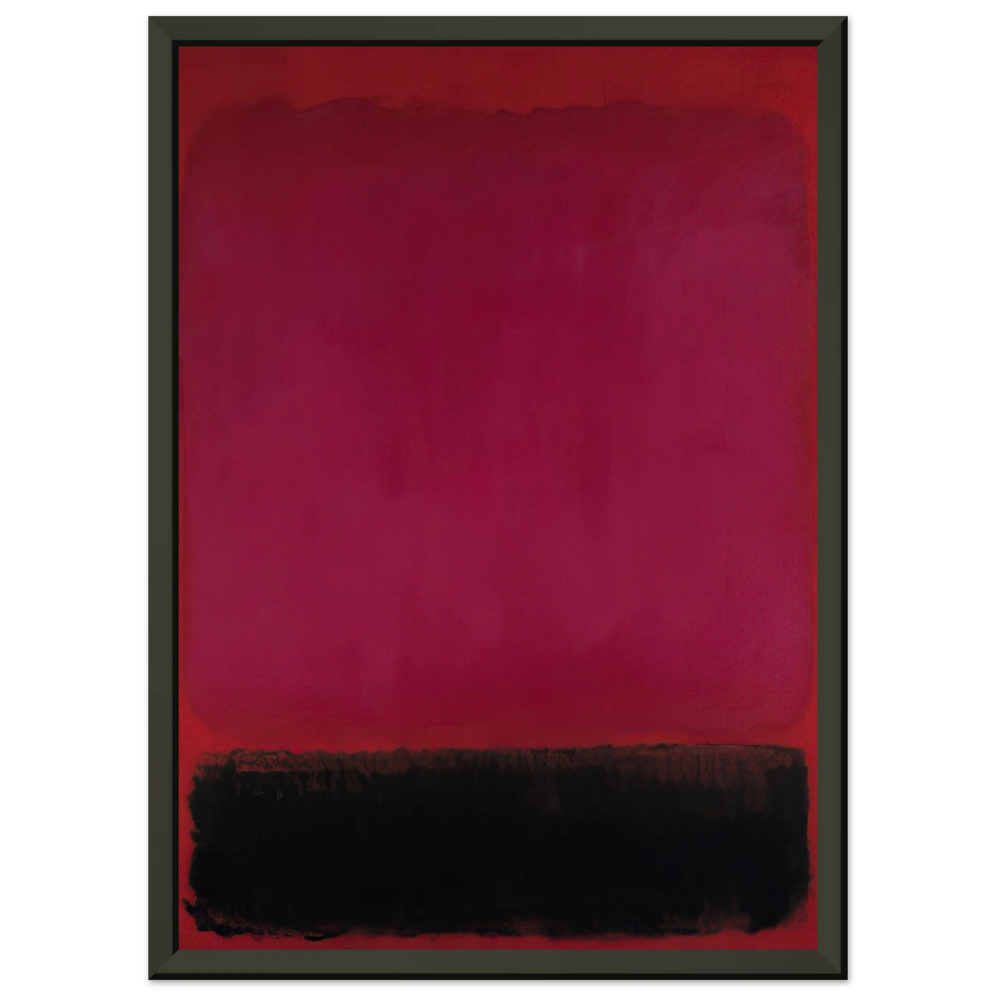 Helen Frankenthaler Untitled 1967 Framed Art Print - Aluminum Frame - 70x100 cm / 28x40 inches