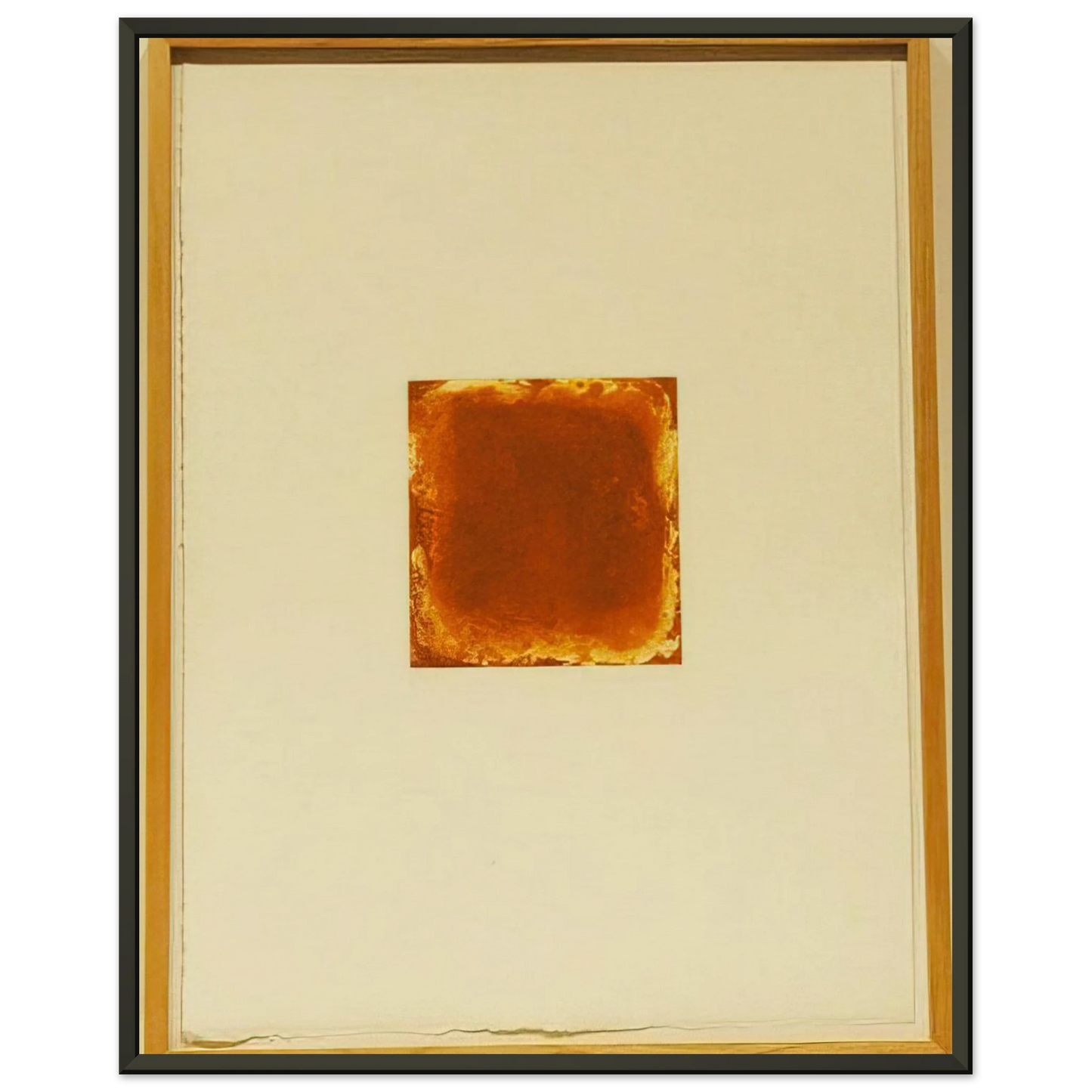 Gotthard Graubner UNTITLED 1991 Framed Art Print - Aluminum Frame - 40x50 cm / 16x20 inches