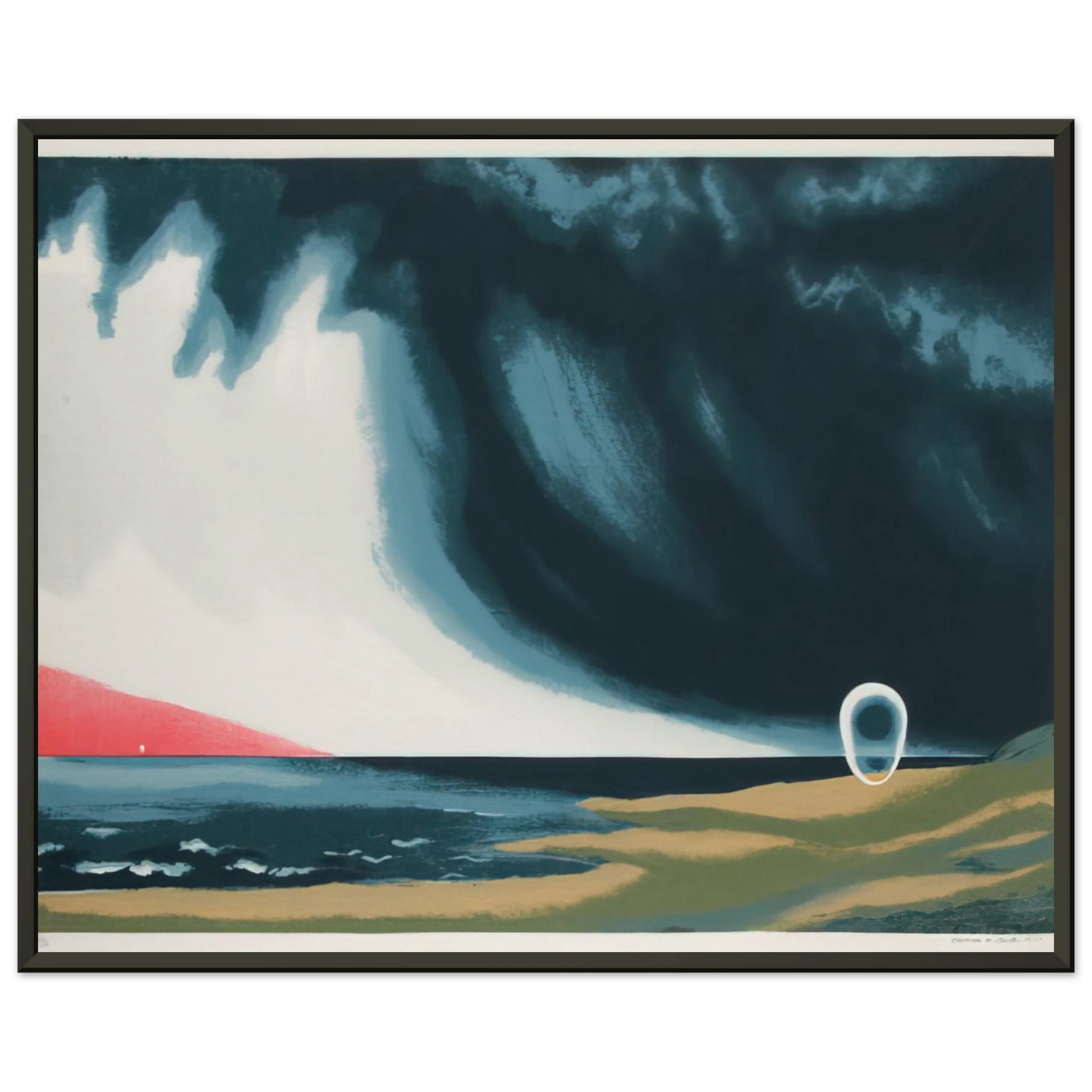 Clarence Holbrook Carter Eschatos 23 1977 Framed Art Print - Aluminum Frame - 60x80 cm / 24x32 inches