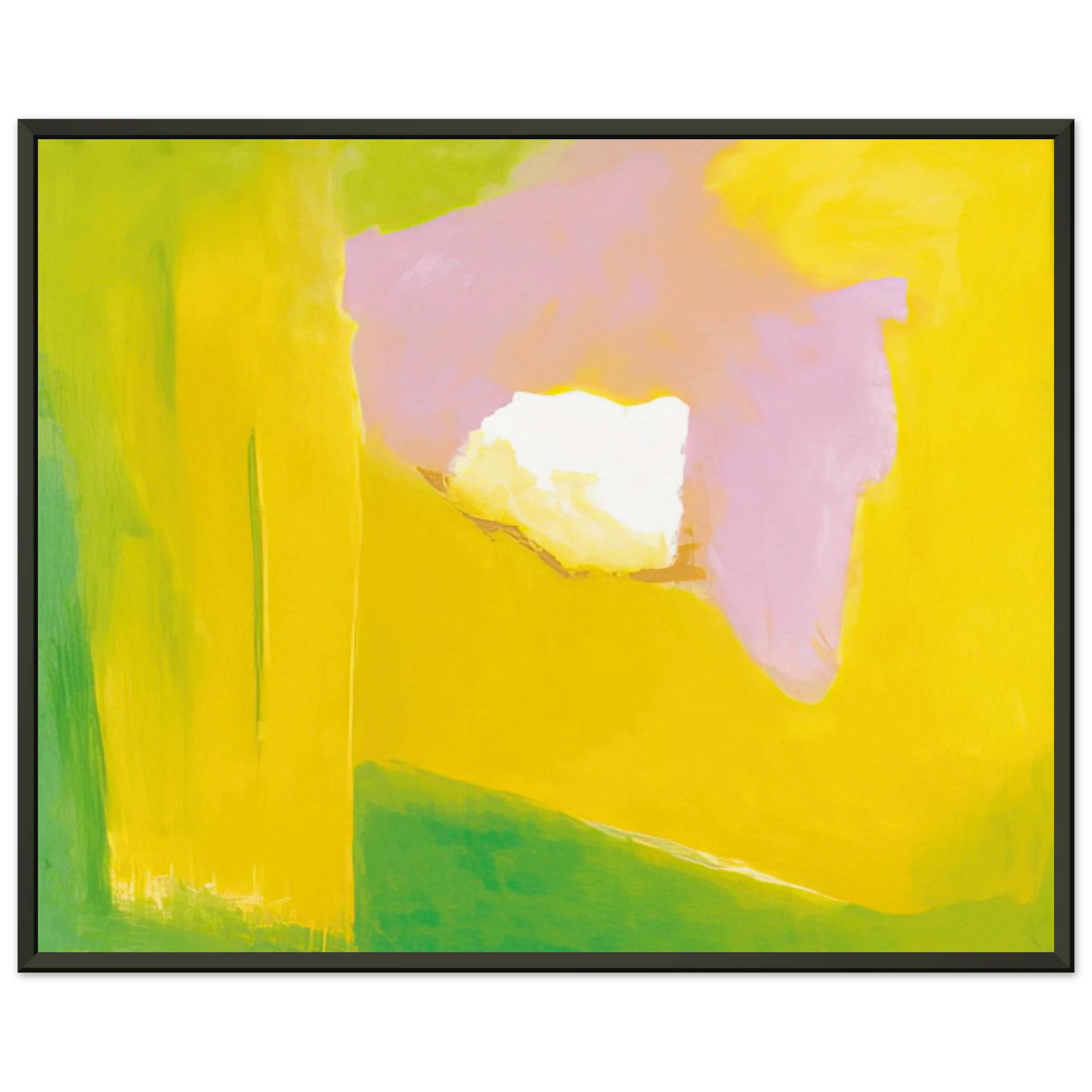 Esteban Vicente UNTITLED 8 1997 Framed Art Print - Aluminum Frame - 40x50 cm / 16x20 inches