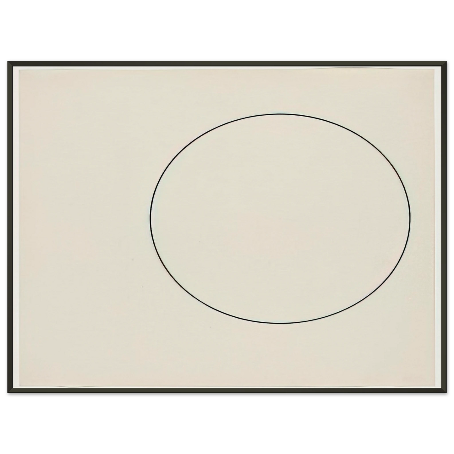 Ellsworth Kelly Circle Line Framed Art Print - Aluminum Frame - 70x100 cm / 28x40 inches