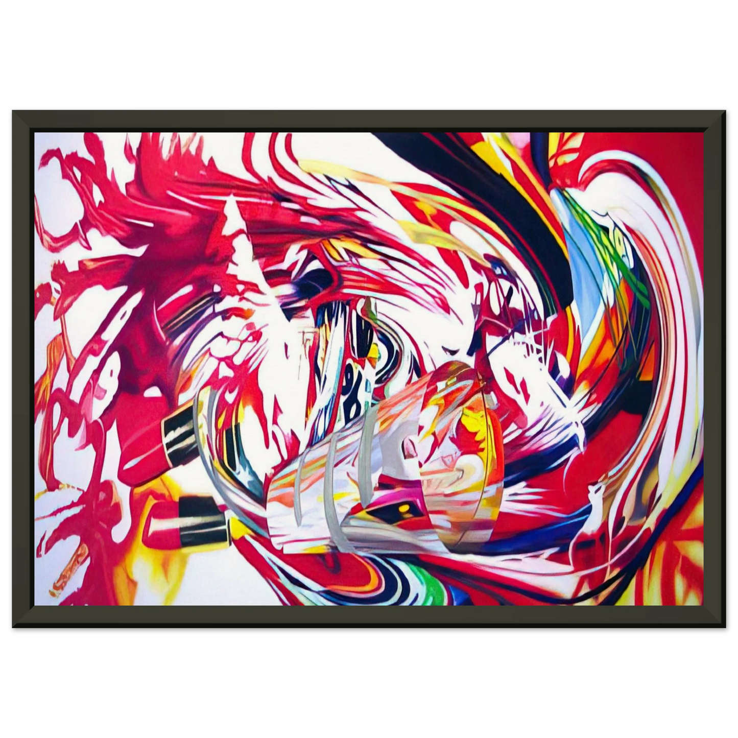 James Rosenquist Womens Intuition after Aspen Framed Art Print - Aluminum Frame - 60x80 cm / 24x32 inches
