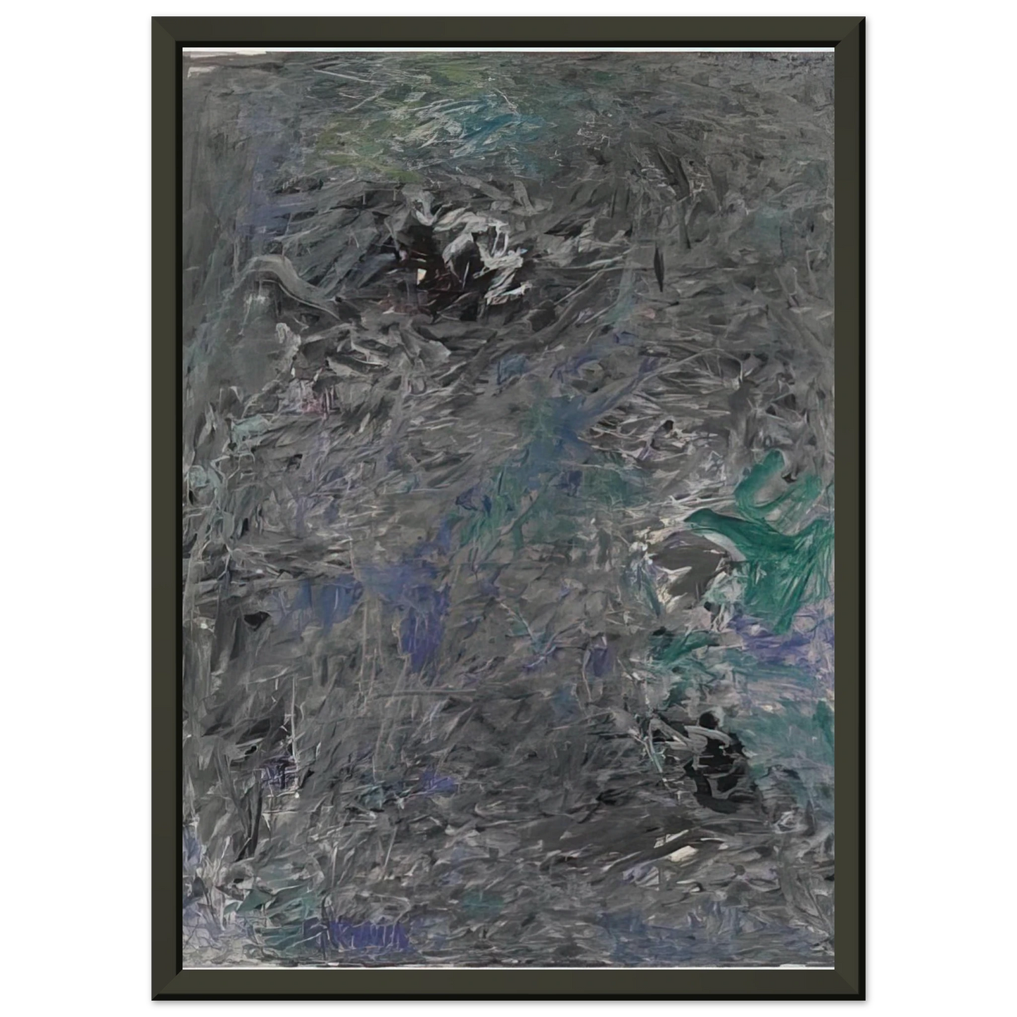 Milton Resnick UNTITLED 6 1959 Framed Art Print - Aluminum Frame - 70x100 cm / 28x40 inches