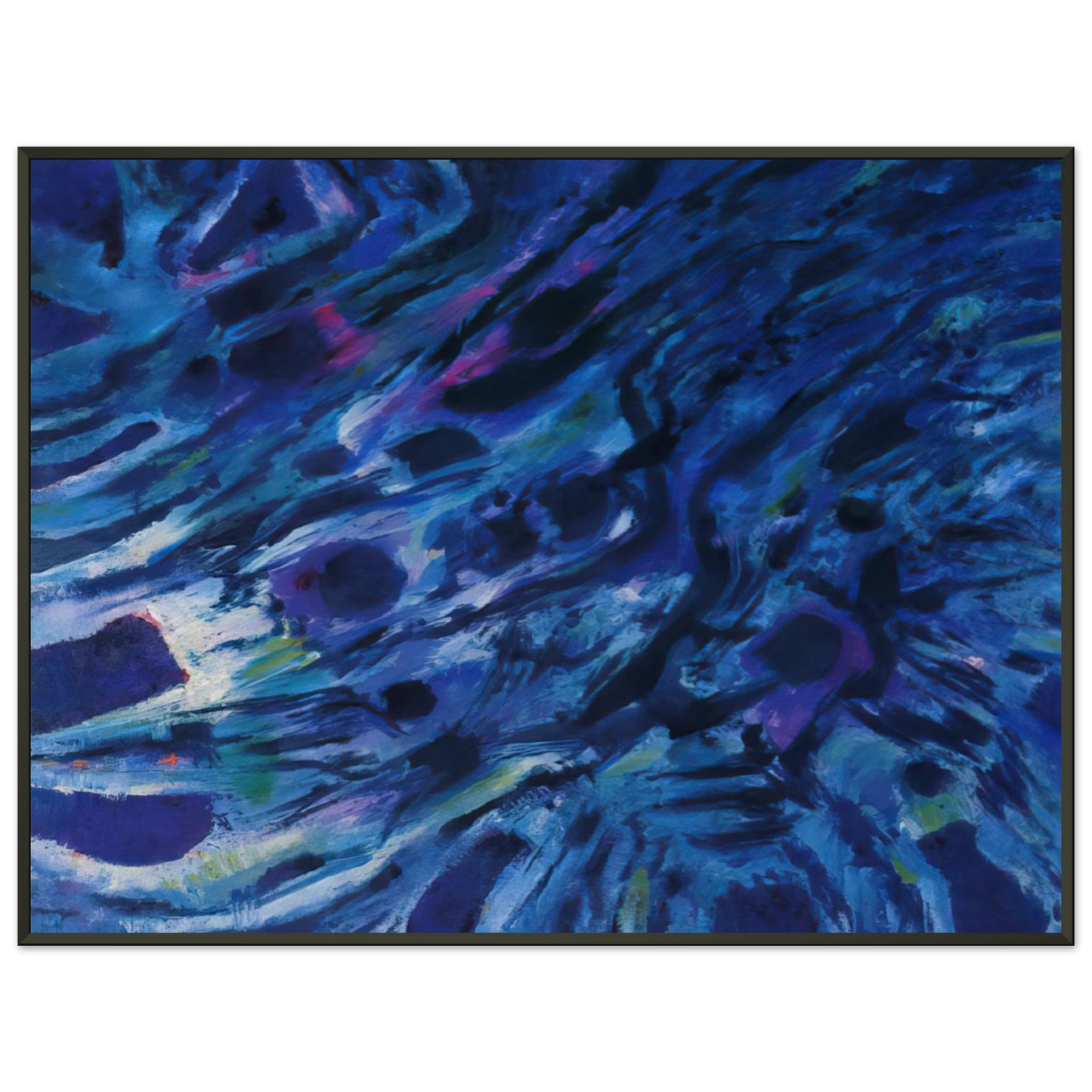 Alfred Manessier Eaux vives 1979 Framed Art Print - Aluminum Frame - 40x50 cm / 16x20 inches