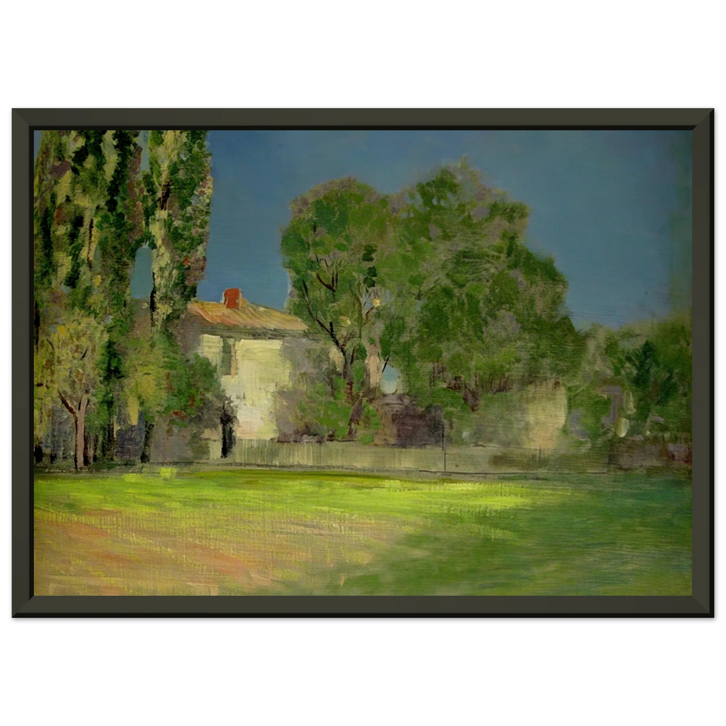 Odilon Redon PEYRLEBADE 1888 Framed Art Print - Aluminum Frame - 60x80 cm / 24x32 inches