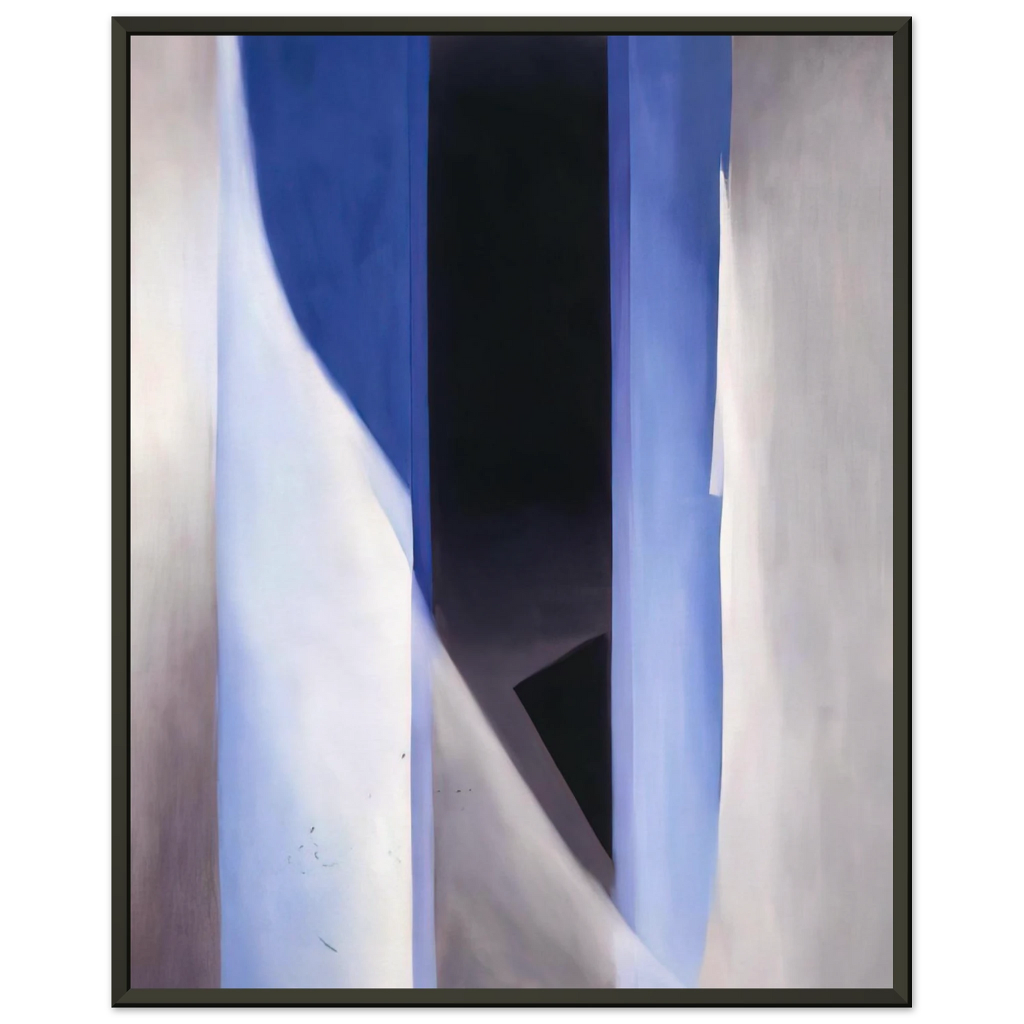 Georgia OKeeffe Blue 2 Framed Art Print - Aluminum Frame - 70x100 cm / 28x40 inches