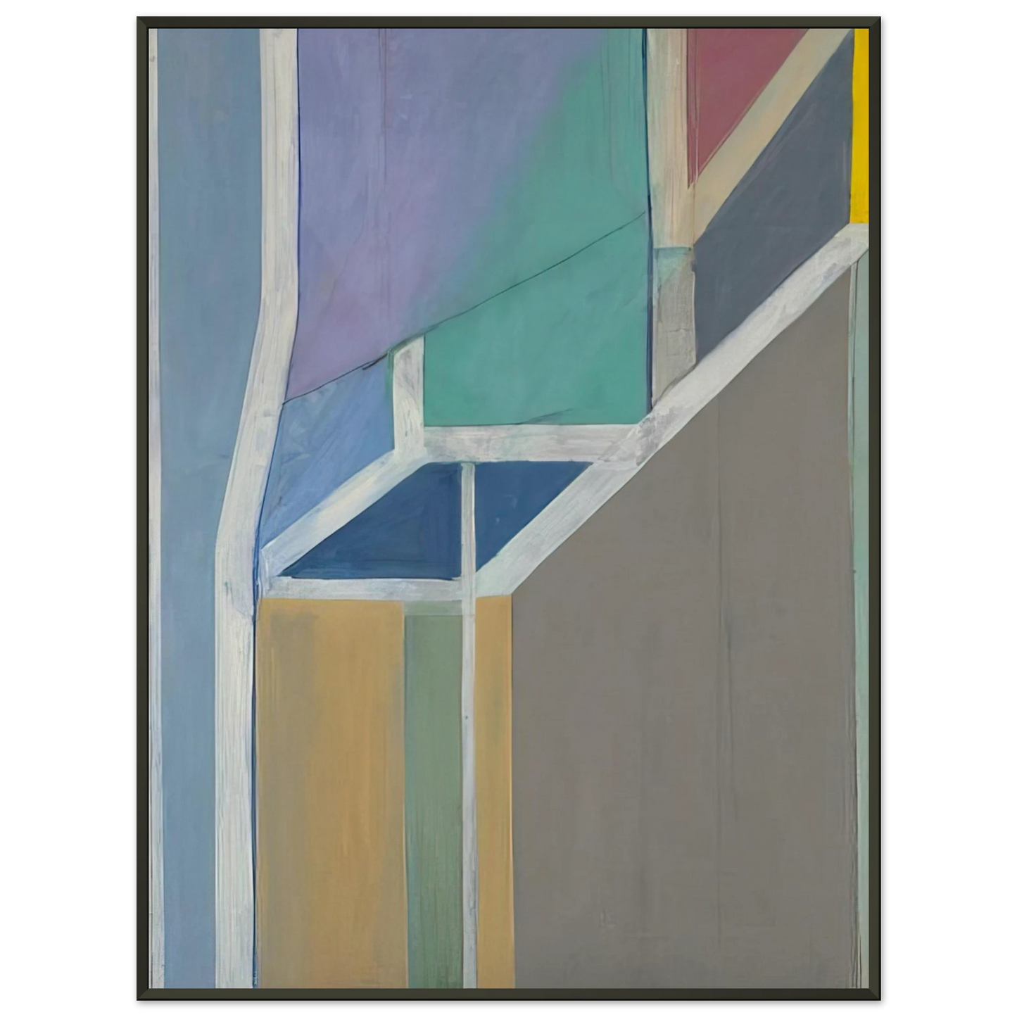 Richard Diebenkorn Ocean Park 19 Framed Art Print - Aluminum Frame - 40x50 cm / 16x20 inches