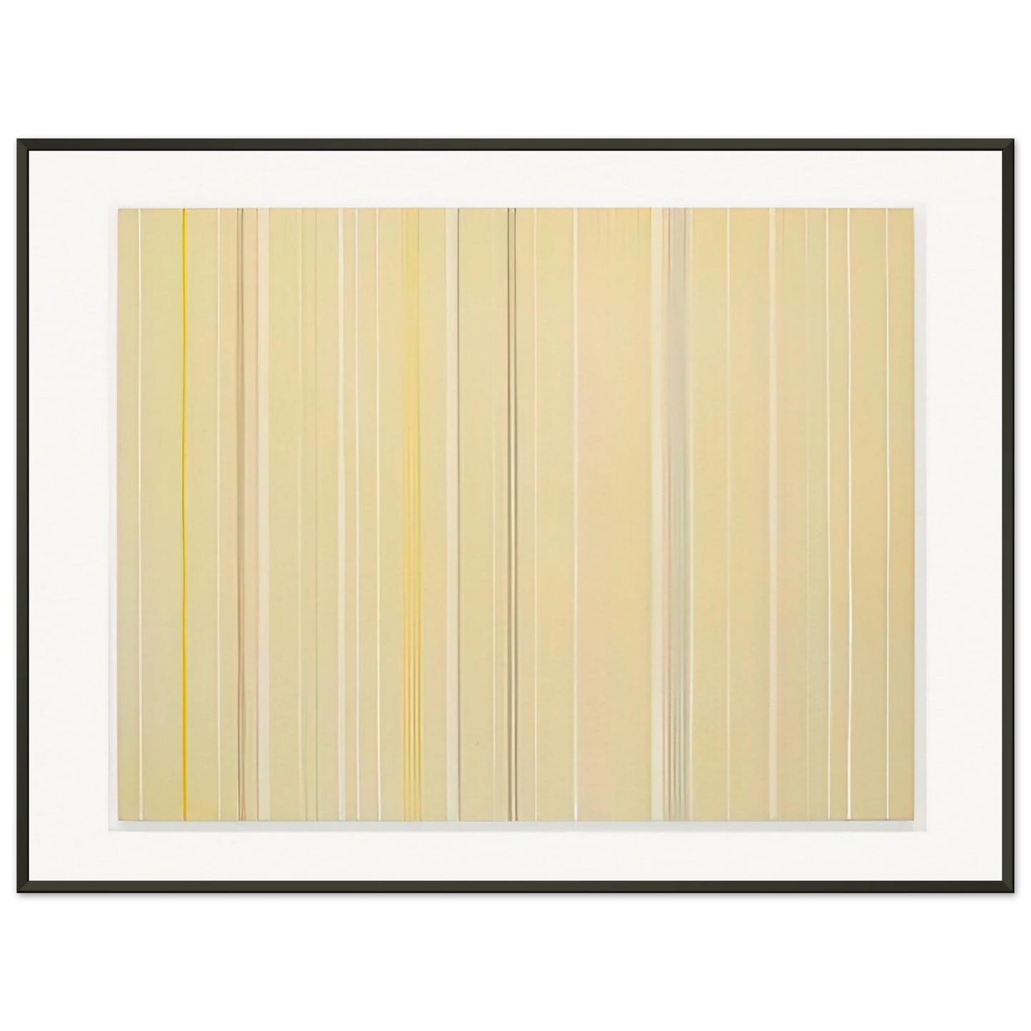 Gene Davis  Butterfly  1972 Framed Art Print  - Aluminum Frame - 40x50 cm / 16x20 inches