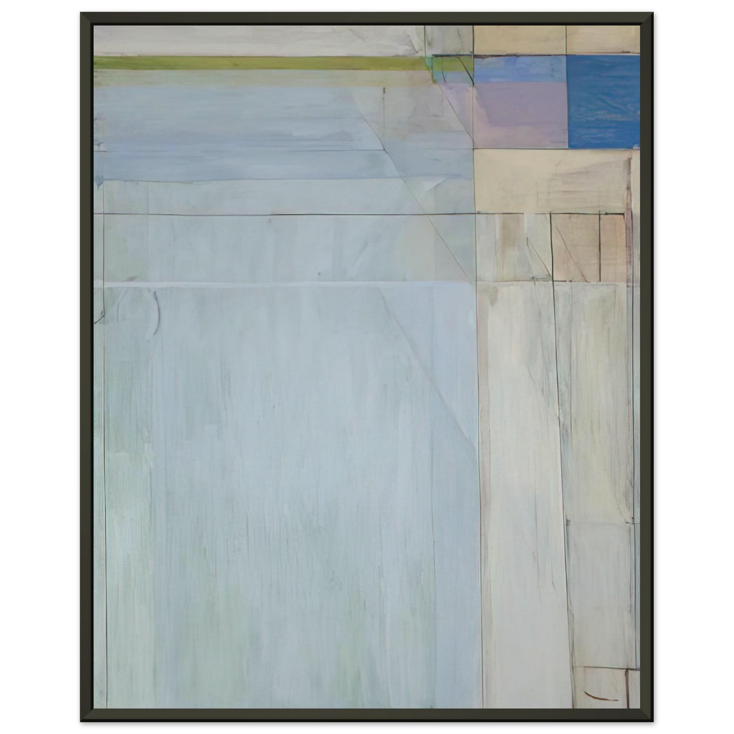 Richard Diebenkorn Ocean Park 54 Framed Art Print - Aluminum Frame - 40x50 cm / 16x20 inches