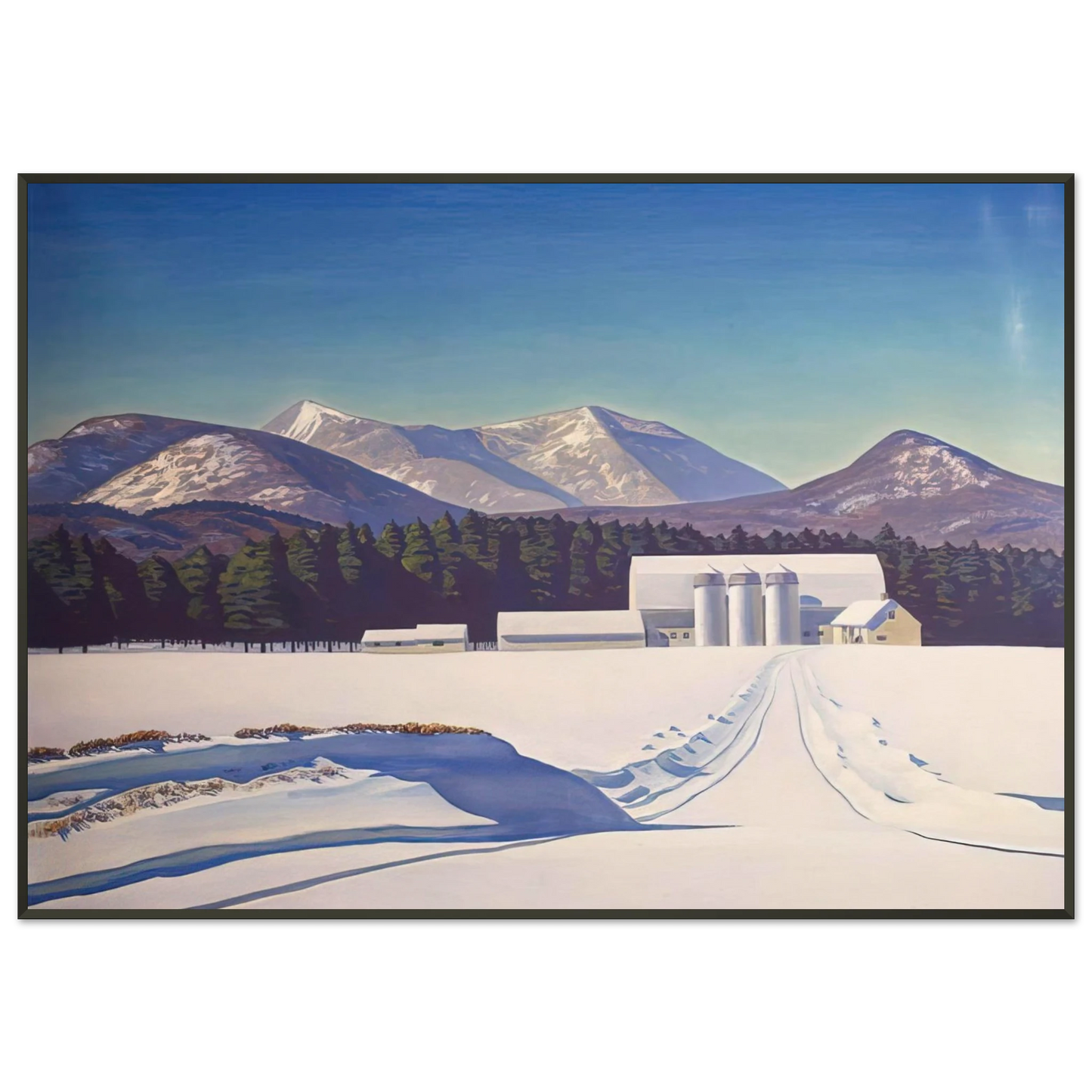 Rockwell Kent Road to Asgaard Adirondack Framed Art Print - Aluminum Frame - 21x29.7 cm / 8x12"
