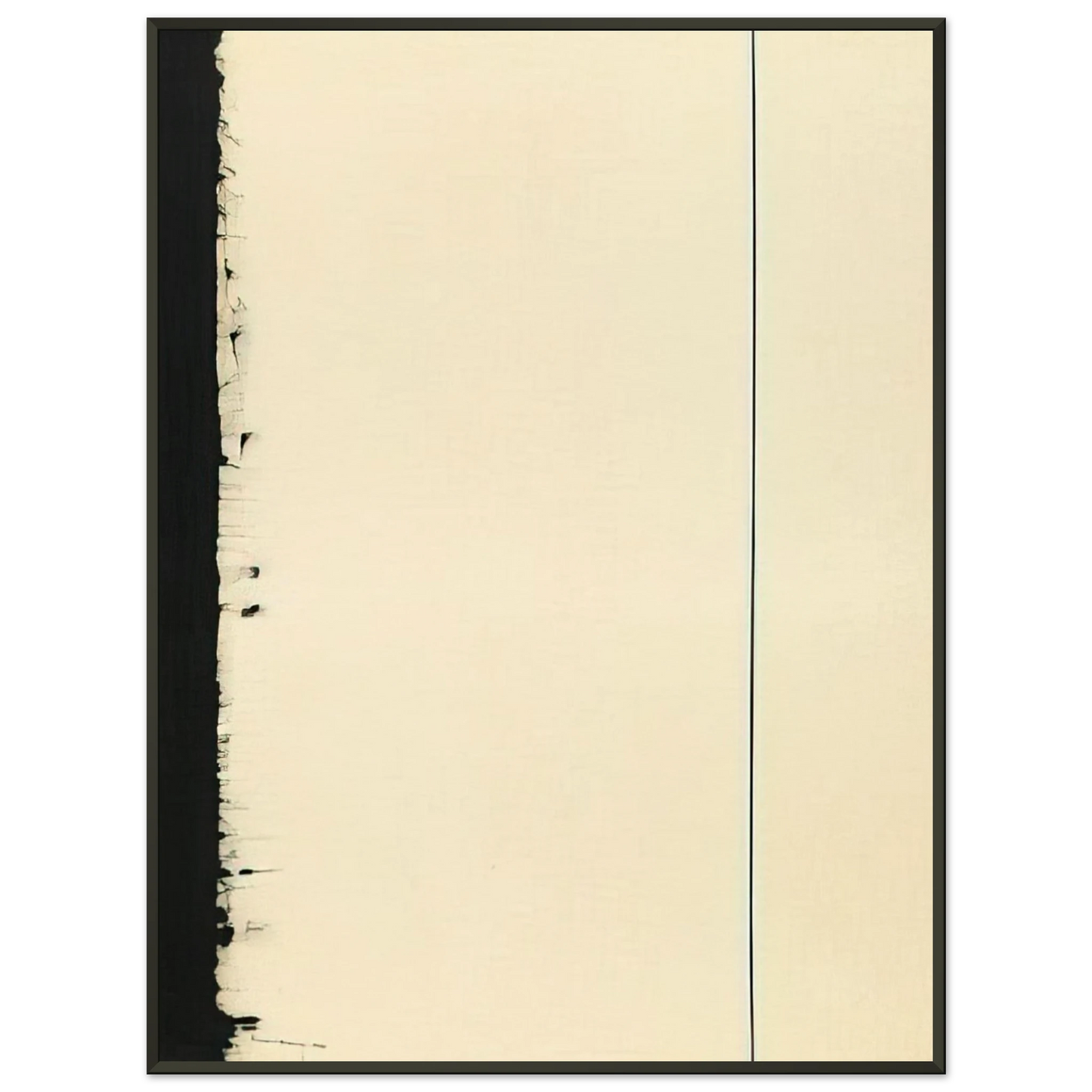 Barnett Newman The Station of the Cross Fifth Station Framed Art Print - Aluminum Frame - 60x80 cm / 24x32 inches