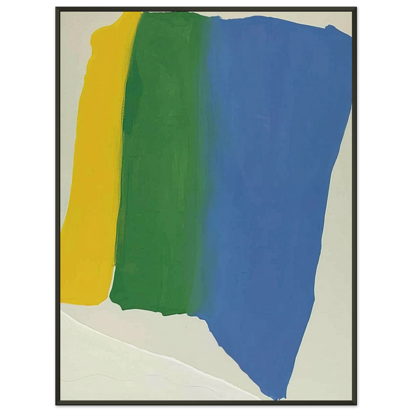 Helen Frankenthaler Summer Insignia 1969 Framed Art Print - Aluminum Frame - 70x100 cm / 28x40 inches