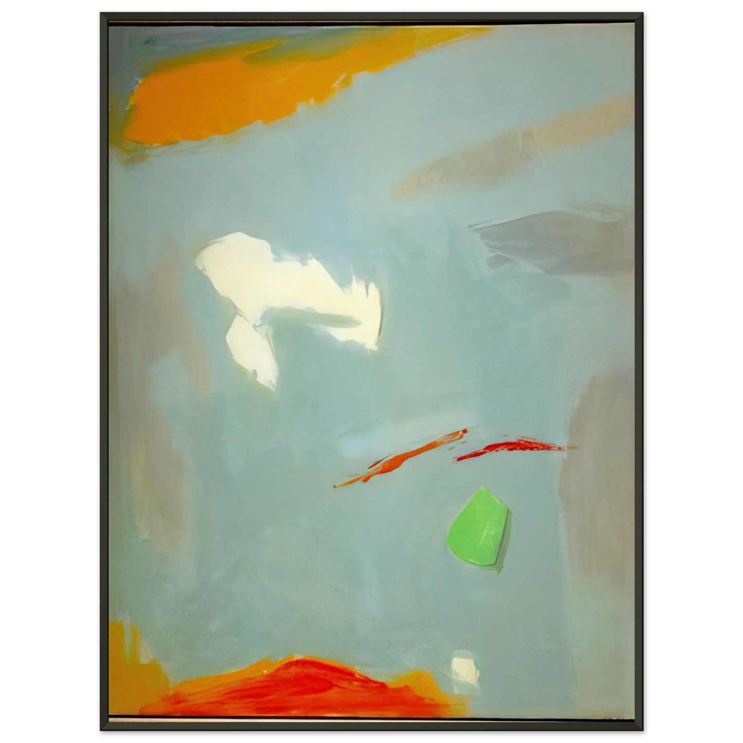 Esteban Vicente CANTO II 1995 Framed Art Print - Aluminum Frame - 70x100 cm / 28x40 inches