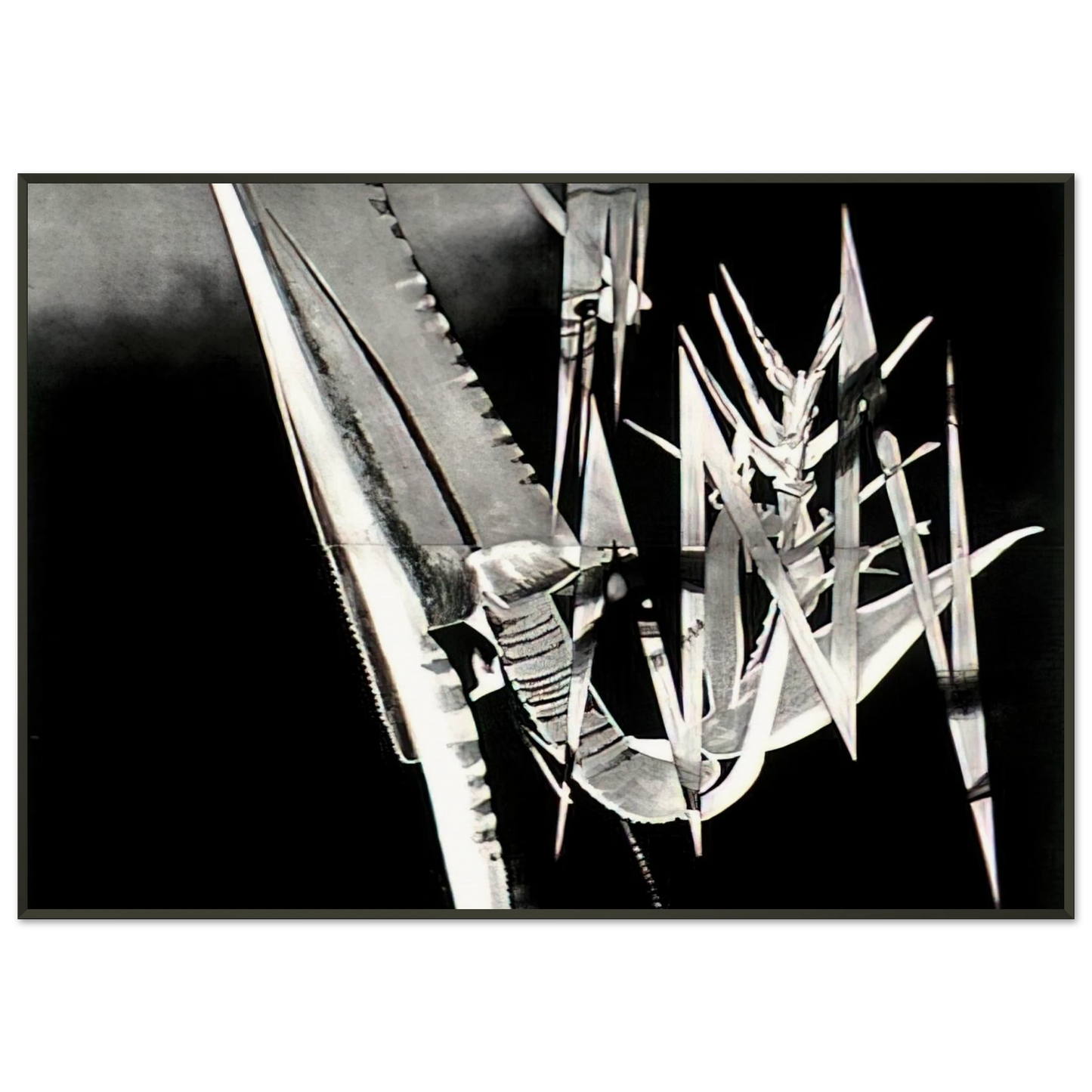 James Rosenquist The Prickly Dark Framed Art Print - Aluminum Frame - 21x29.7 cm / 8x12"